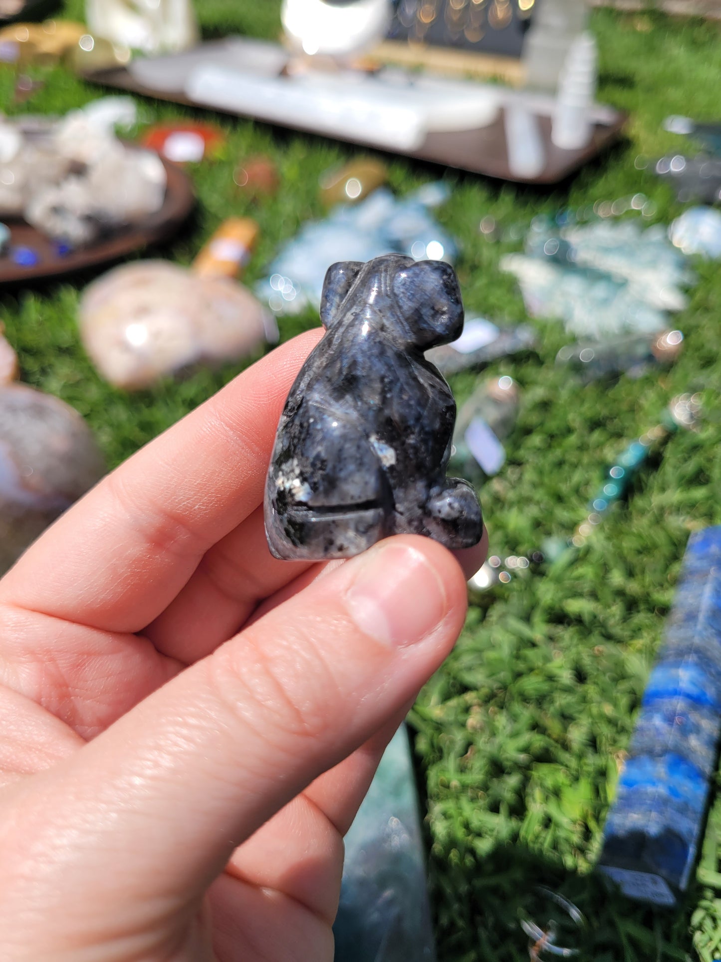 Larvikite Dog - Small
