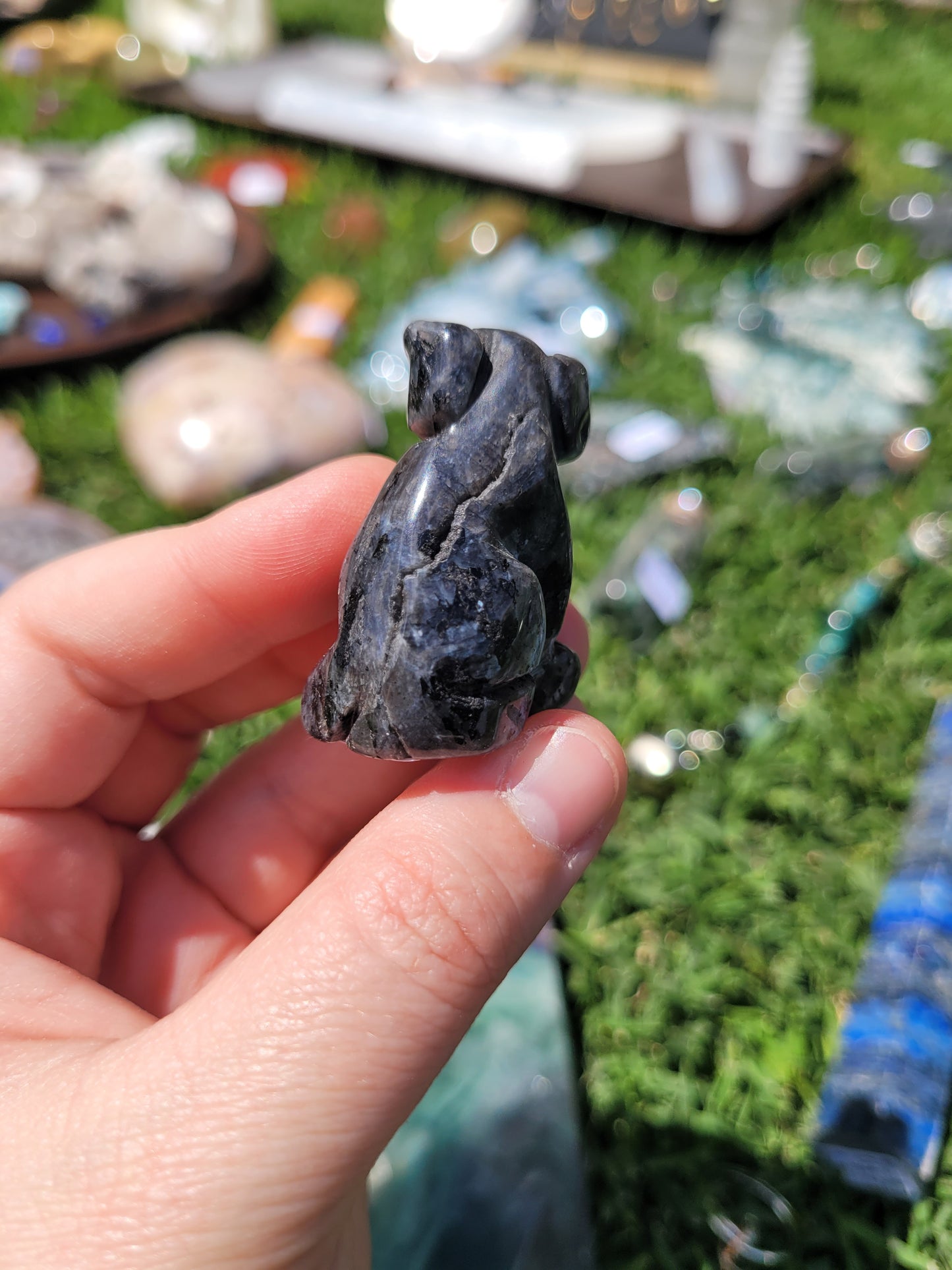 Larvikite Dog - Small