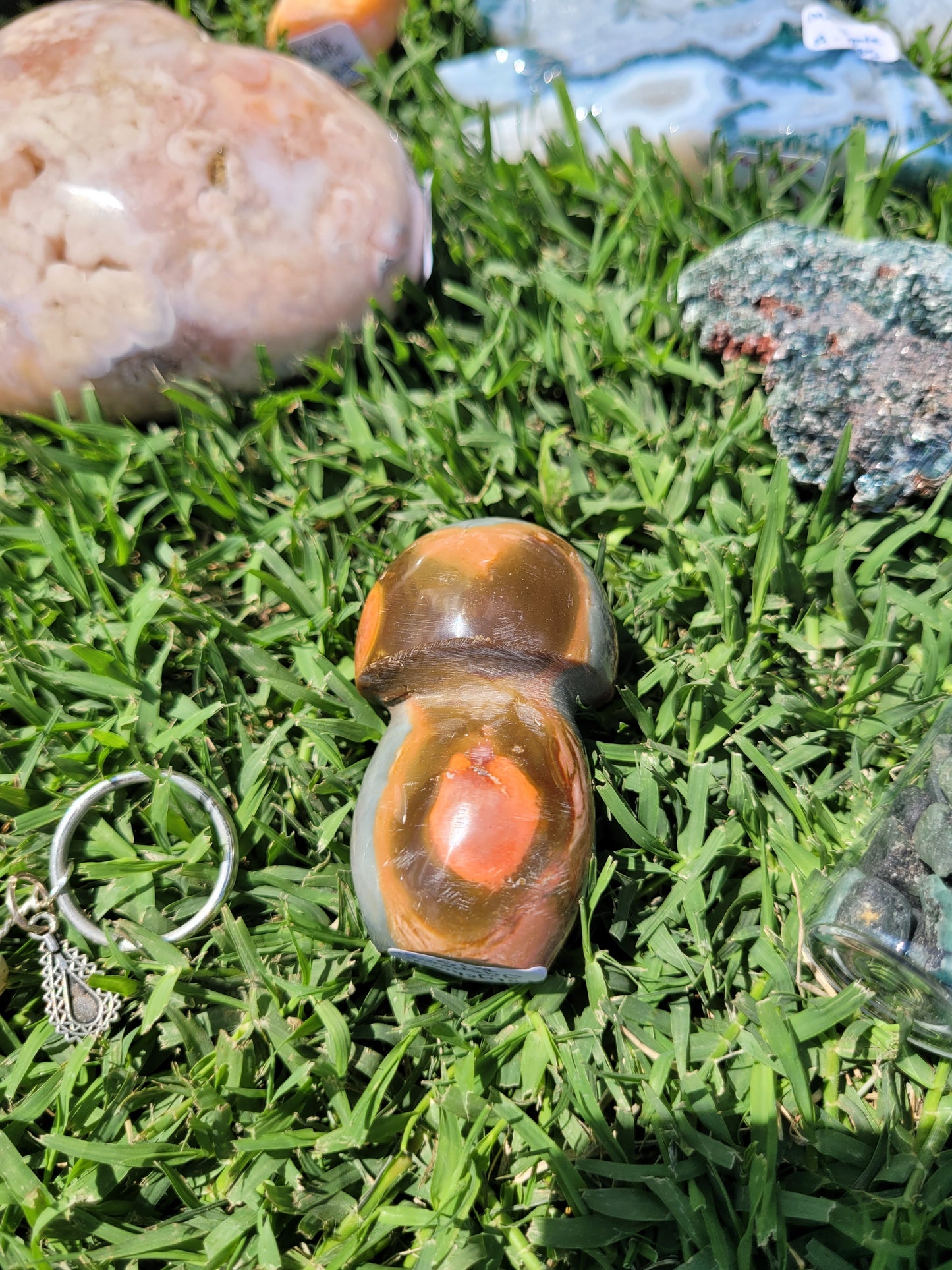 Polychrome Jasper Mushroom - Small - misfit