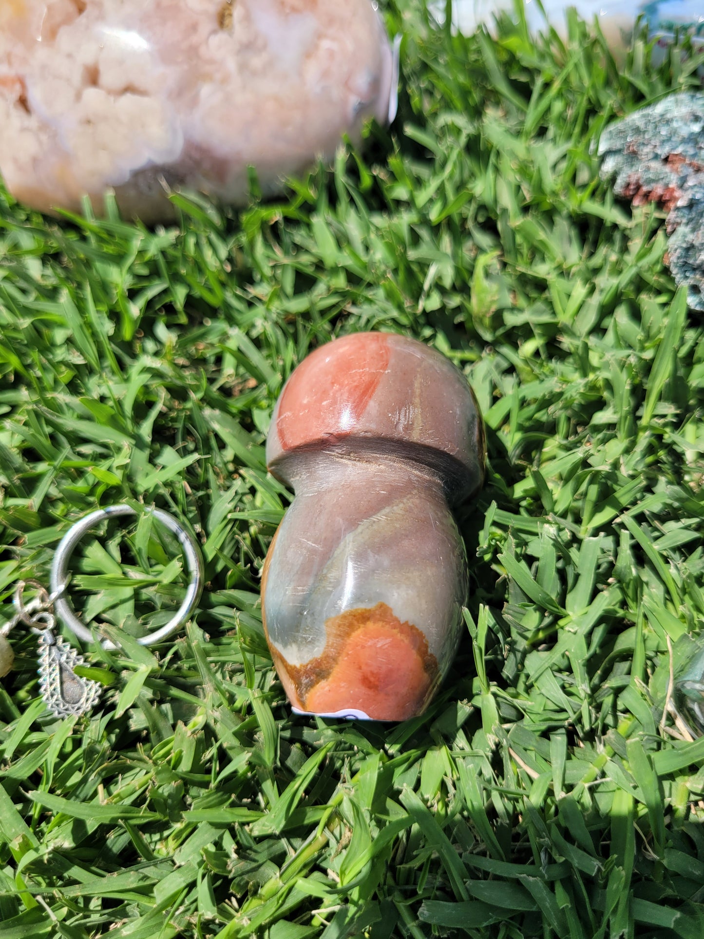 Polychrome Jasper Mushroom - Small - misfit