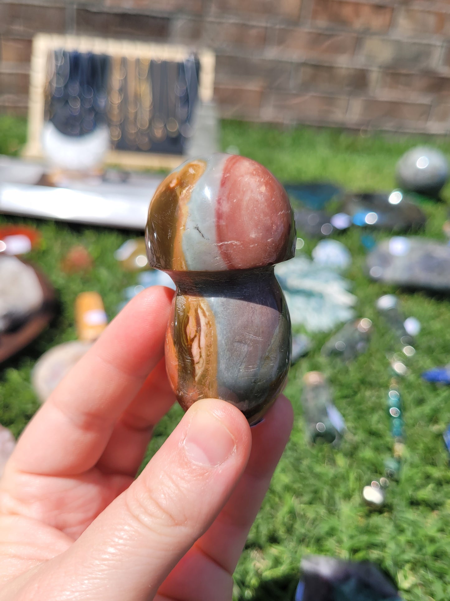 Polychrome Jasper Mushroom - Small - misfit