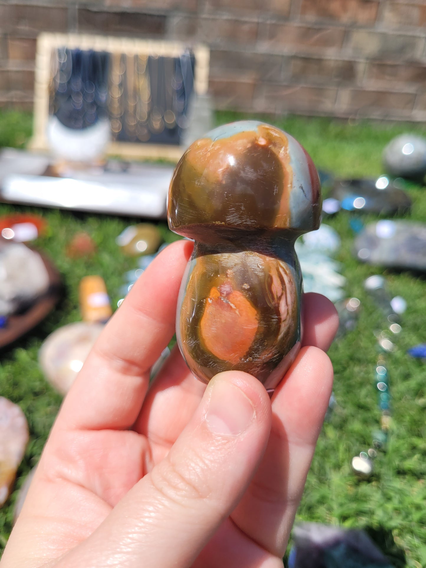 Polychrome Jasper Mushroom - Small - misfit
