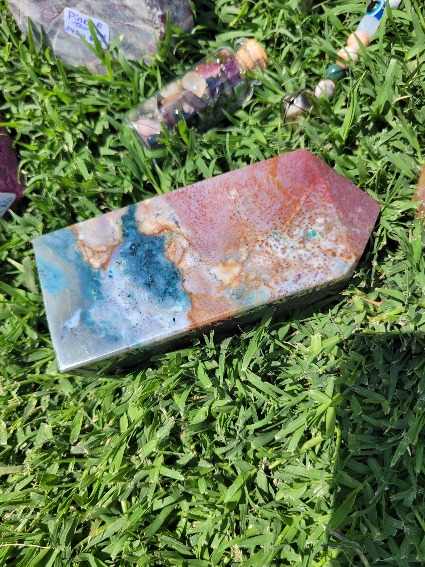 Red OJ Chunky Tower - Square Cut -  Misfit