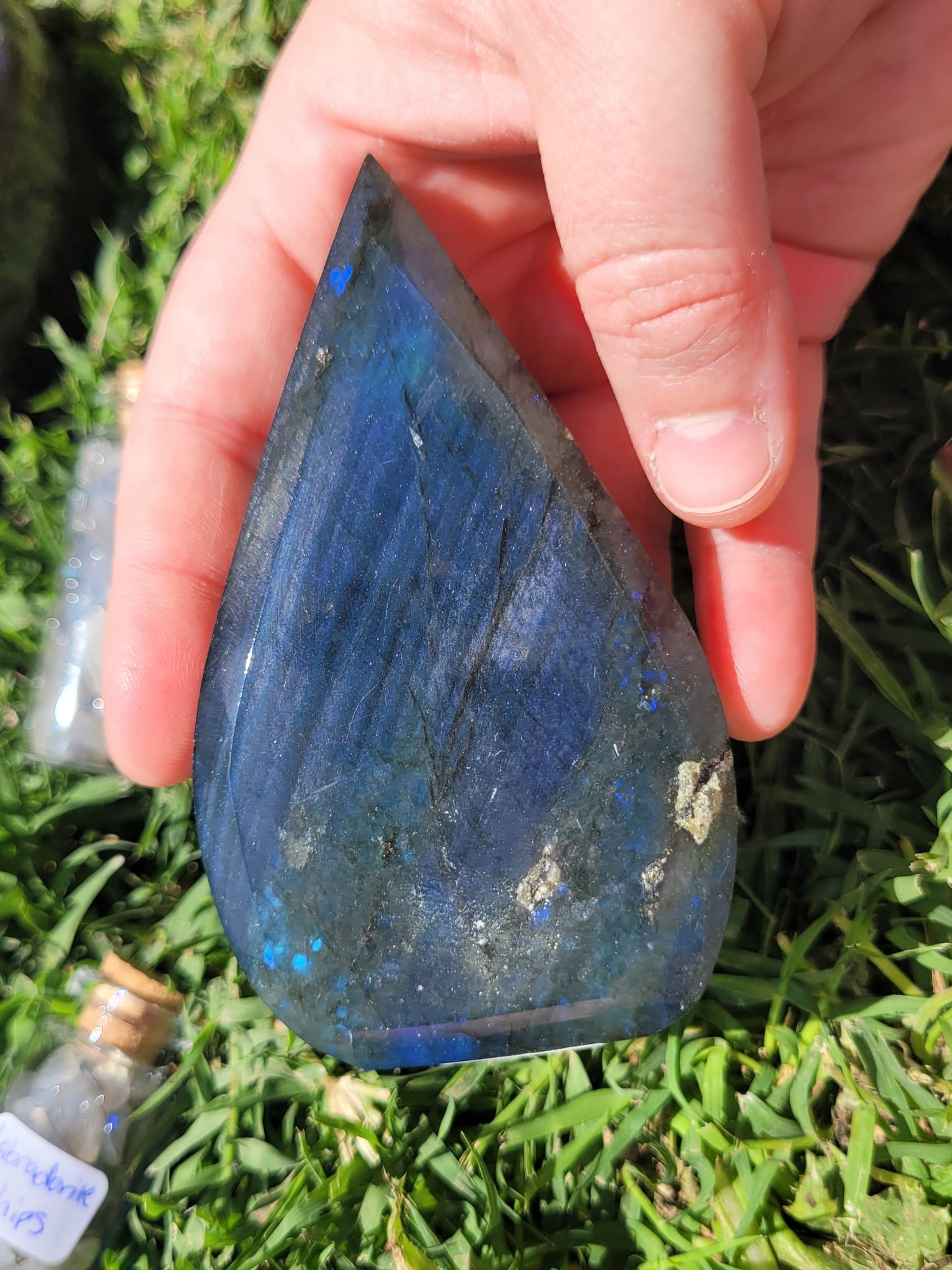 Labradorite Teardrop - small - flashy