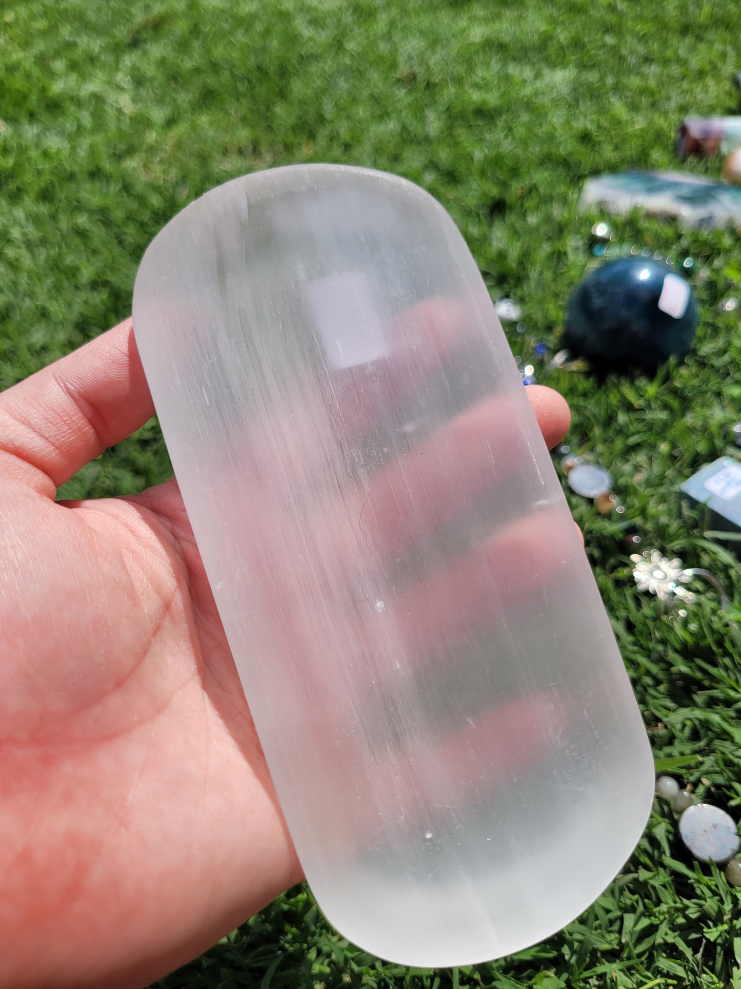 Satin Spar Oval Dish