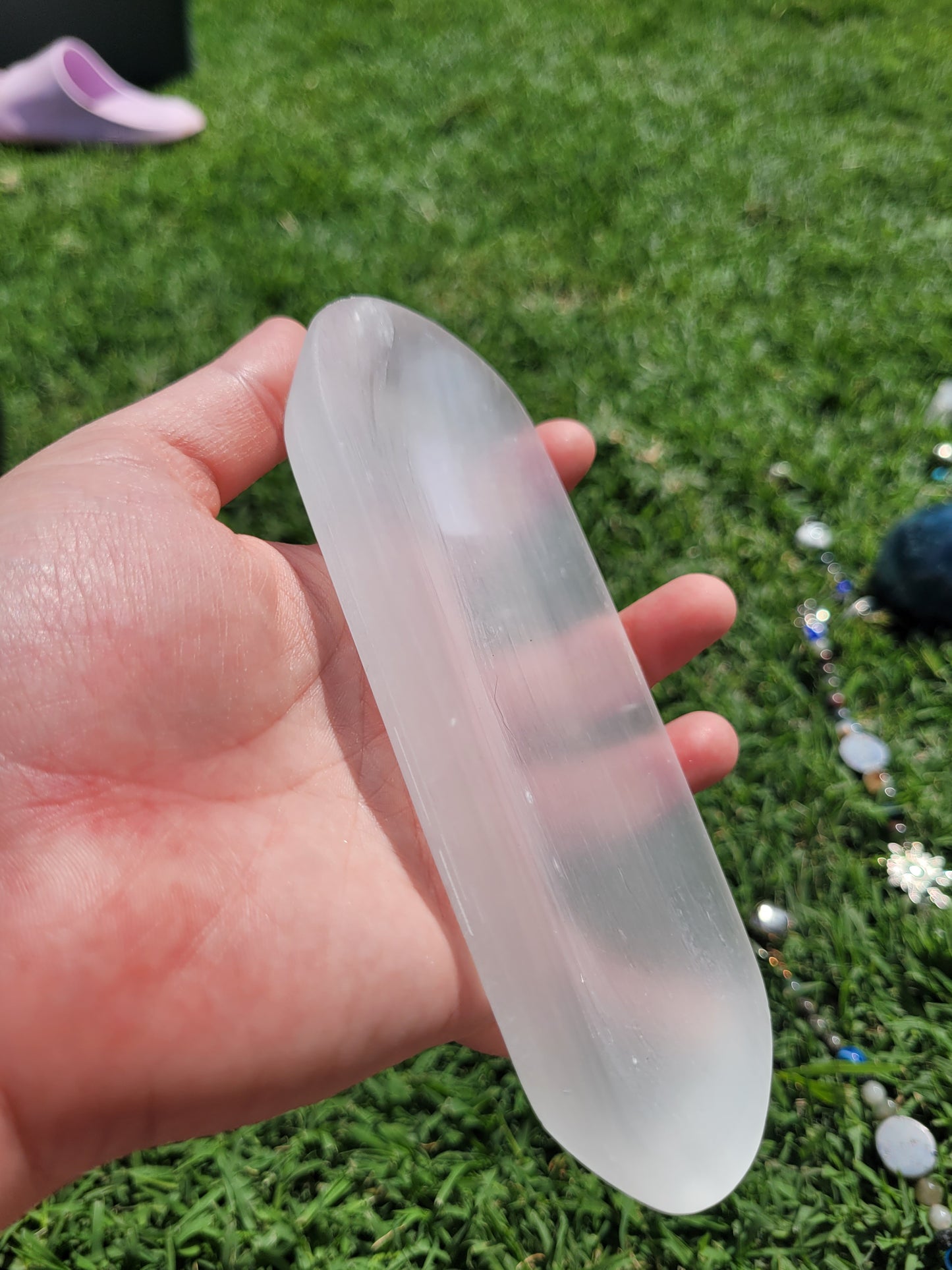 Satin Spar Oval Dish
