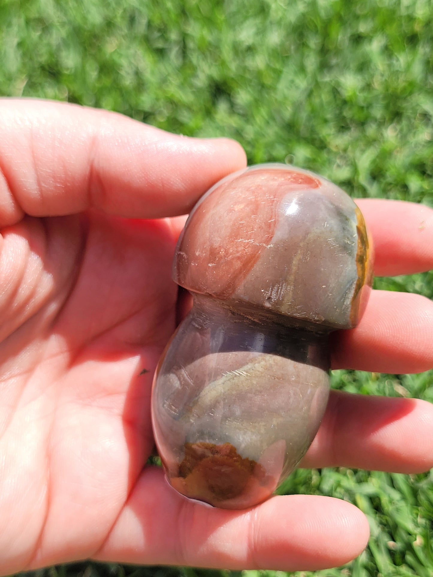 Polychrome Jasper Mushroom - Small - misfit