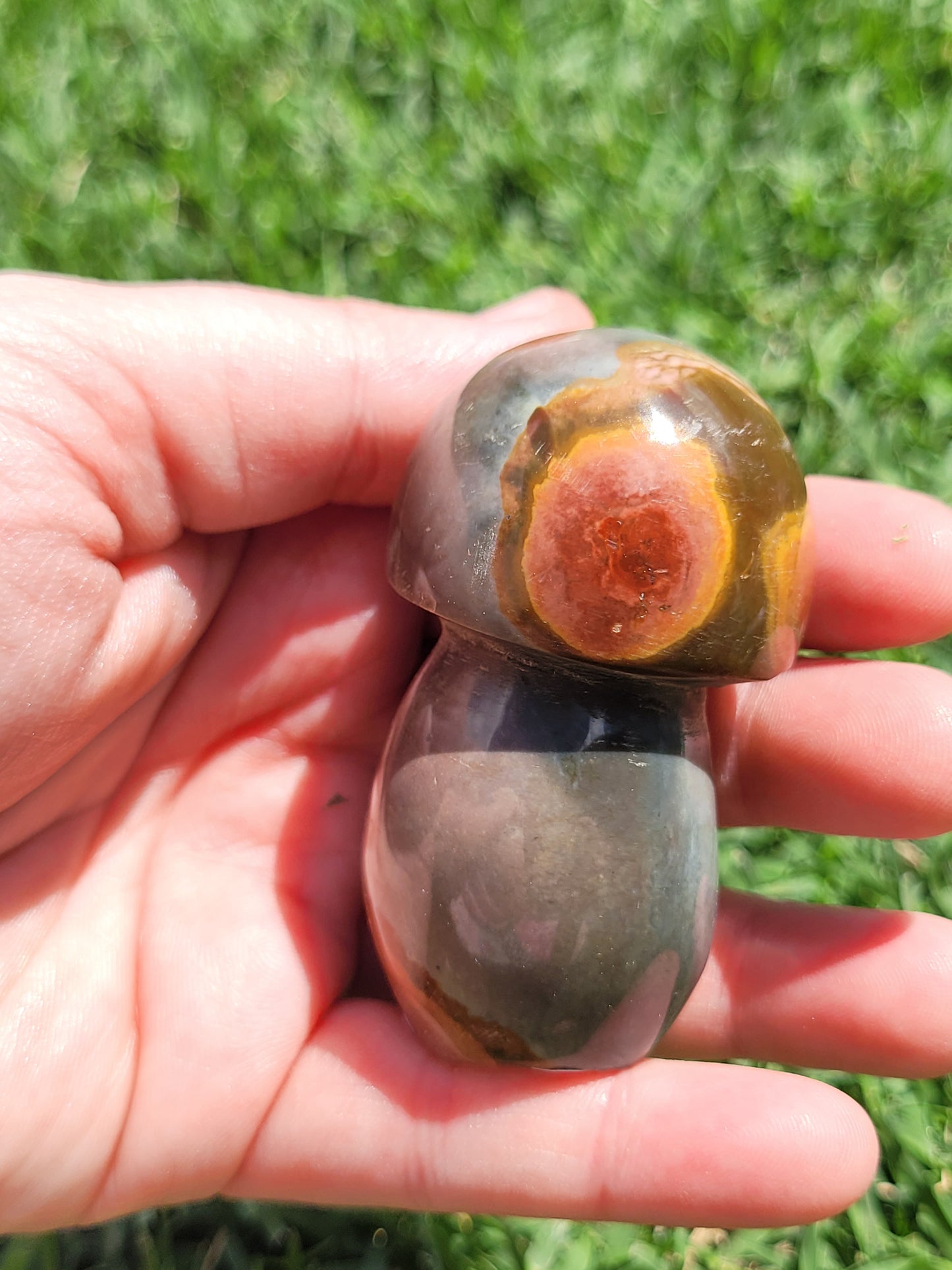 Polychrome Jasper Mushroom - Small - misfit