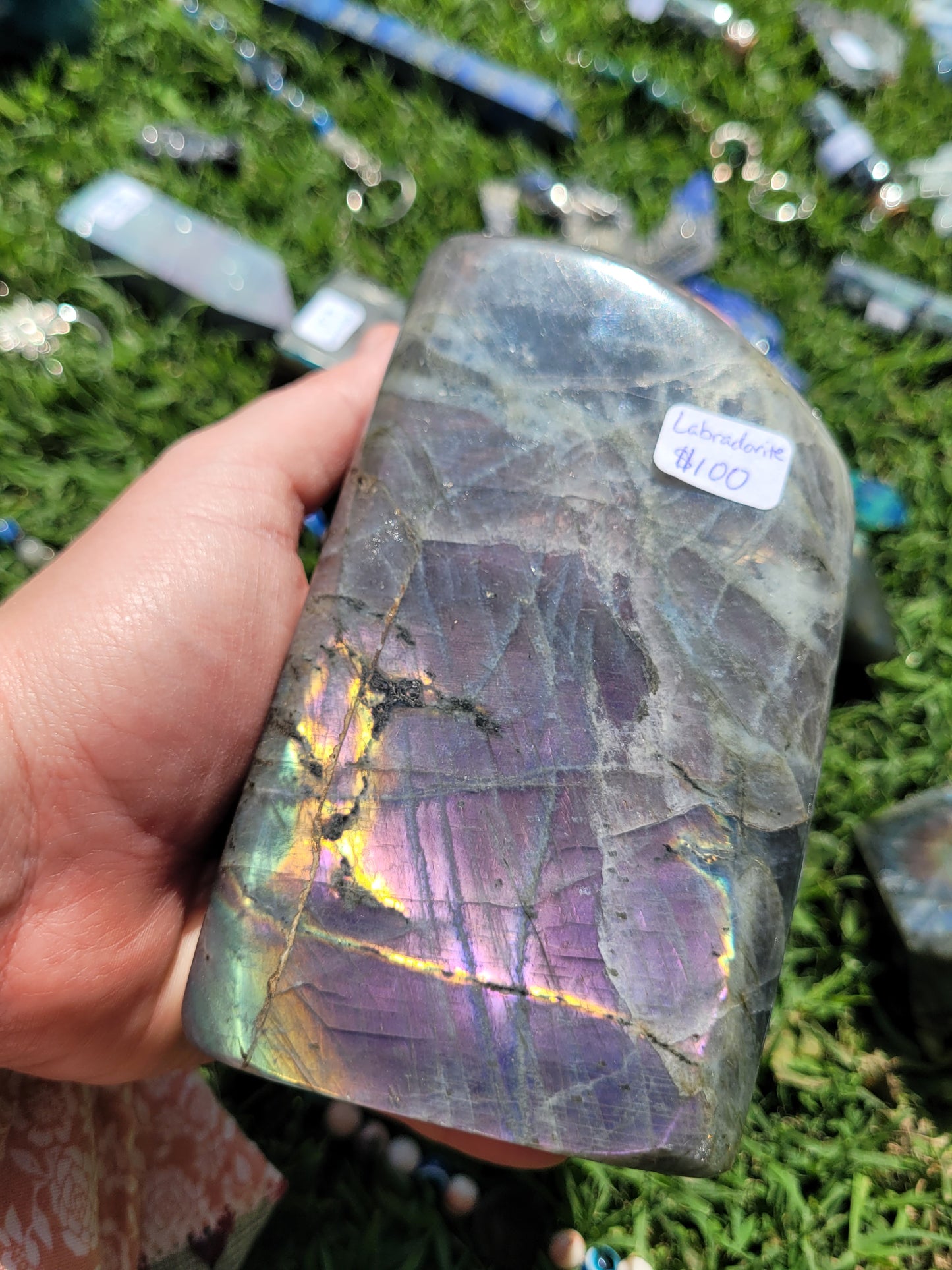 Large Purple Labradorite Freeform