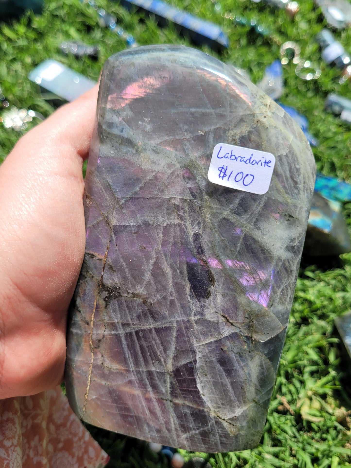 Large Purple Labradorite Freeform