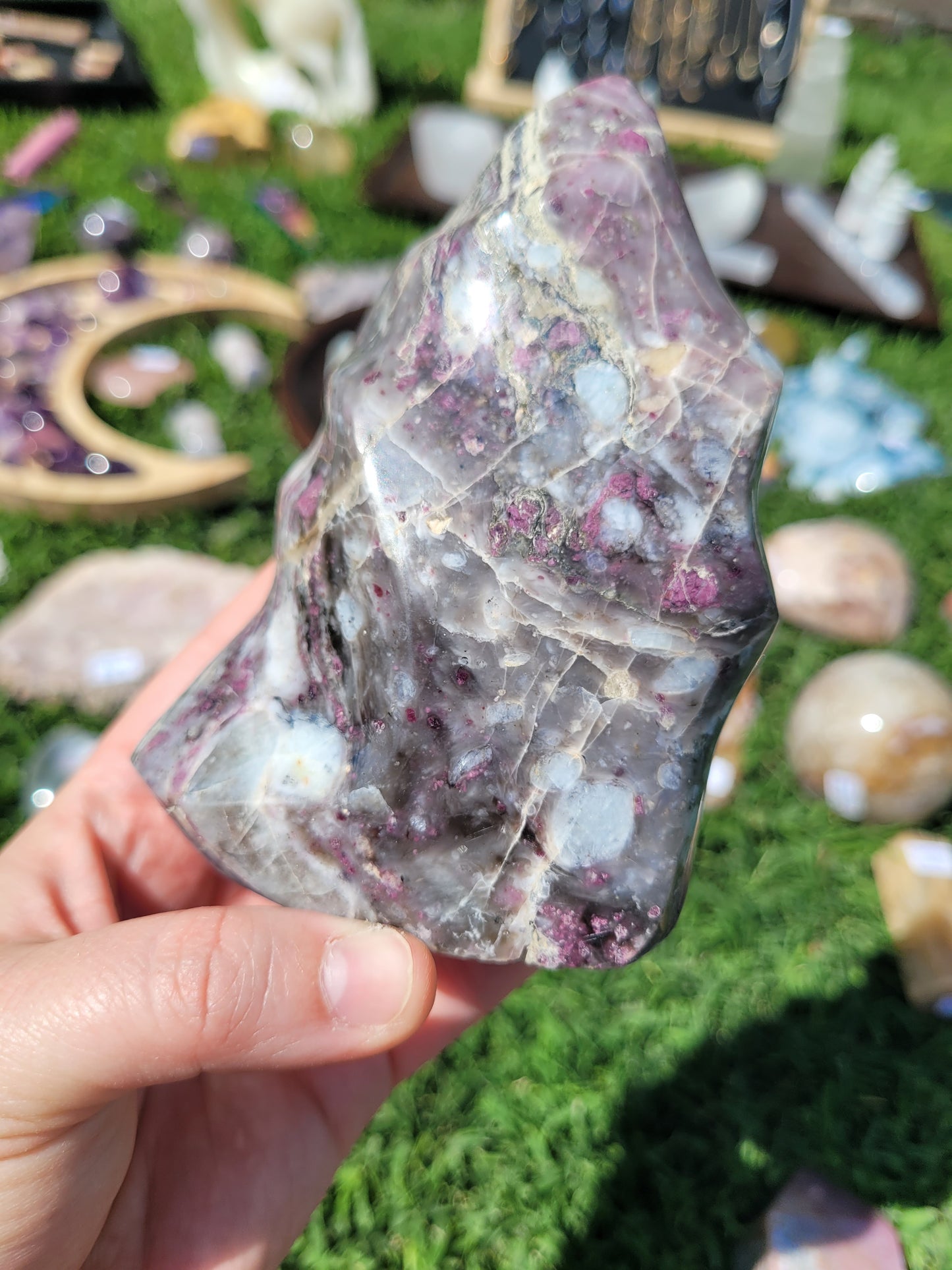Pink Tourmaline Flame