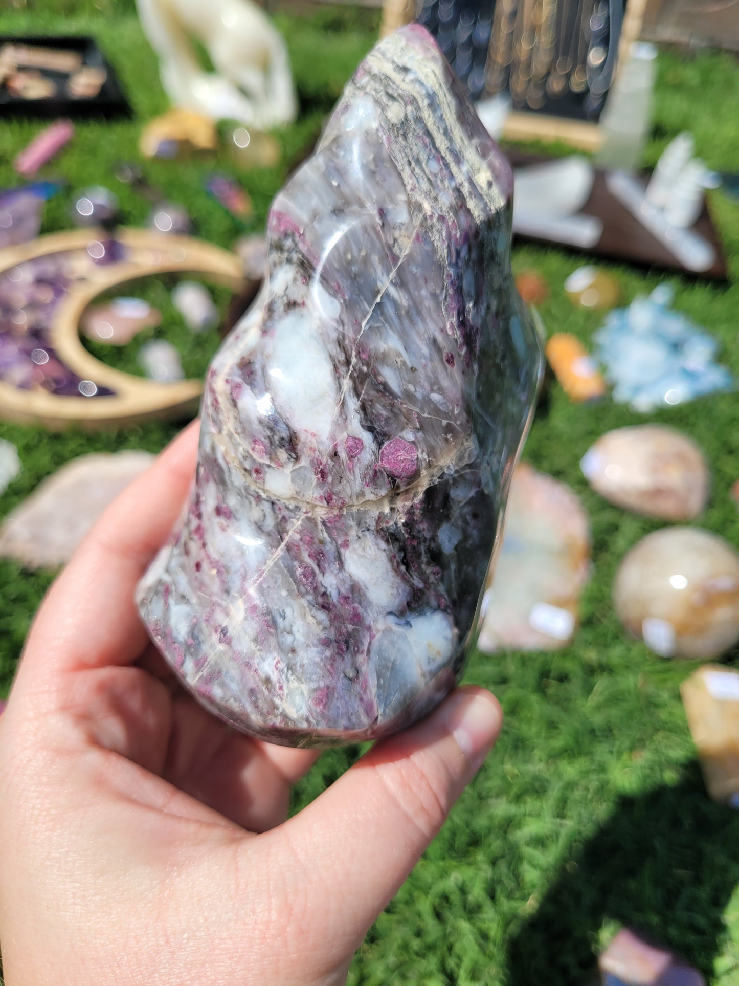Pink Tourmaline Flame