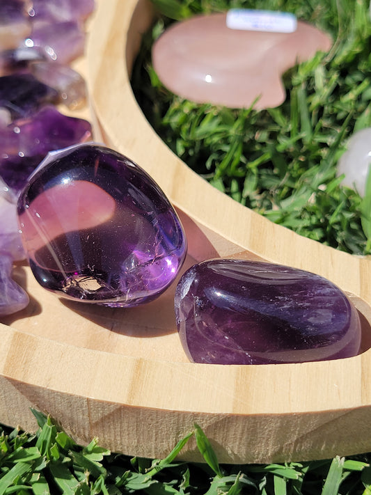 Brazilian Amethyst Tumbles - Large/XL