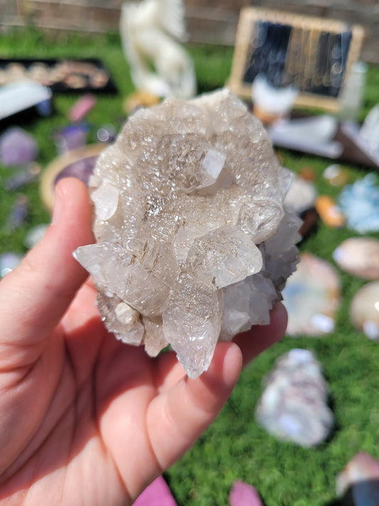 Fluorescent Dog Tooth Calcite Specimens - Albert's Mountain - Lesotho - Africa
