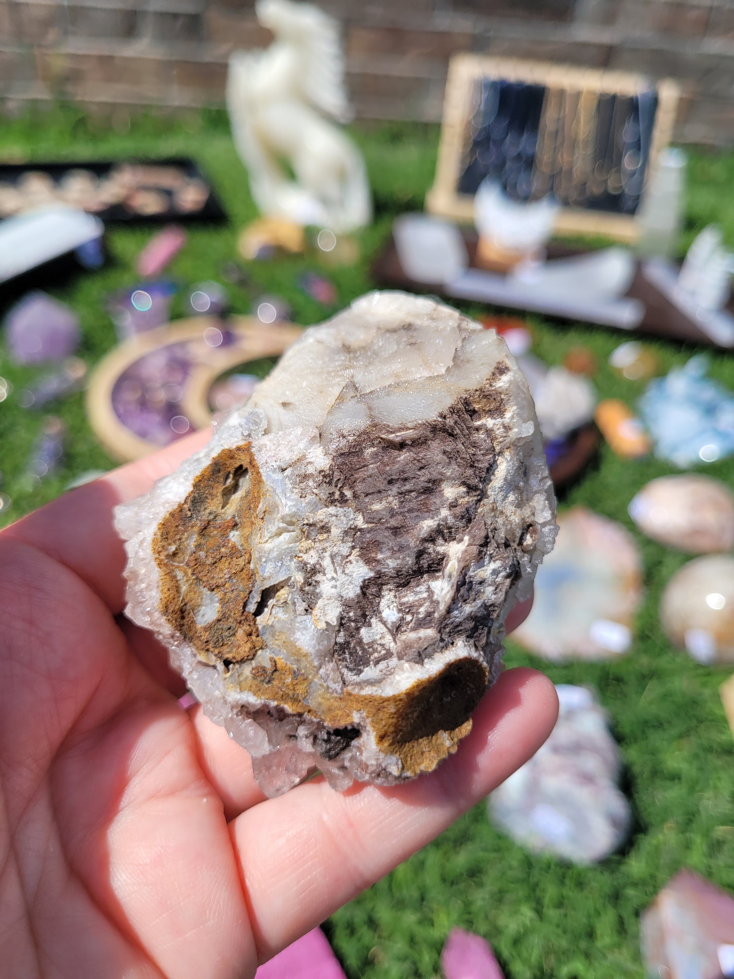 Fluorescent Dog Tooth Calcite Specimens - Albert's Mountain - Lesotho - Africa