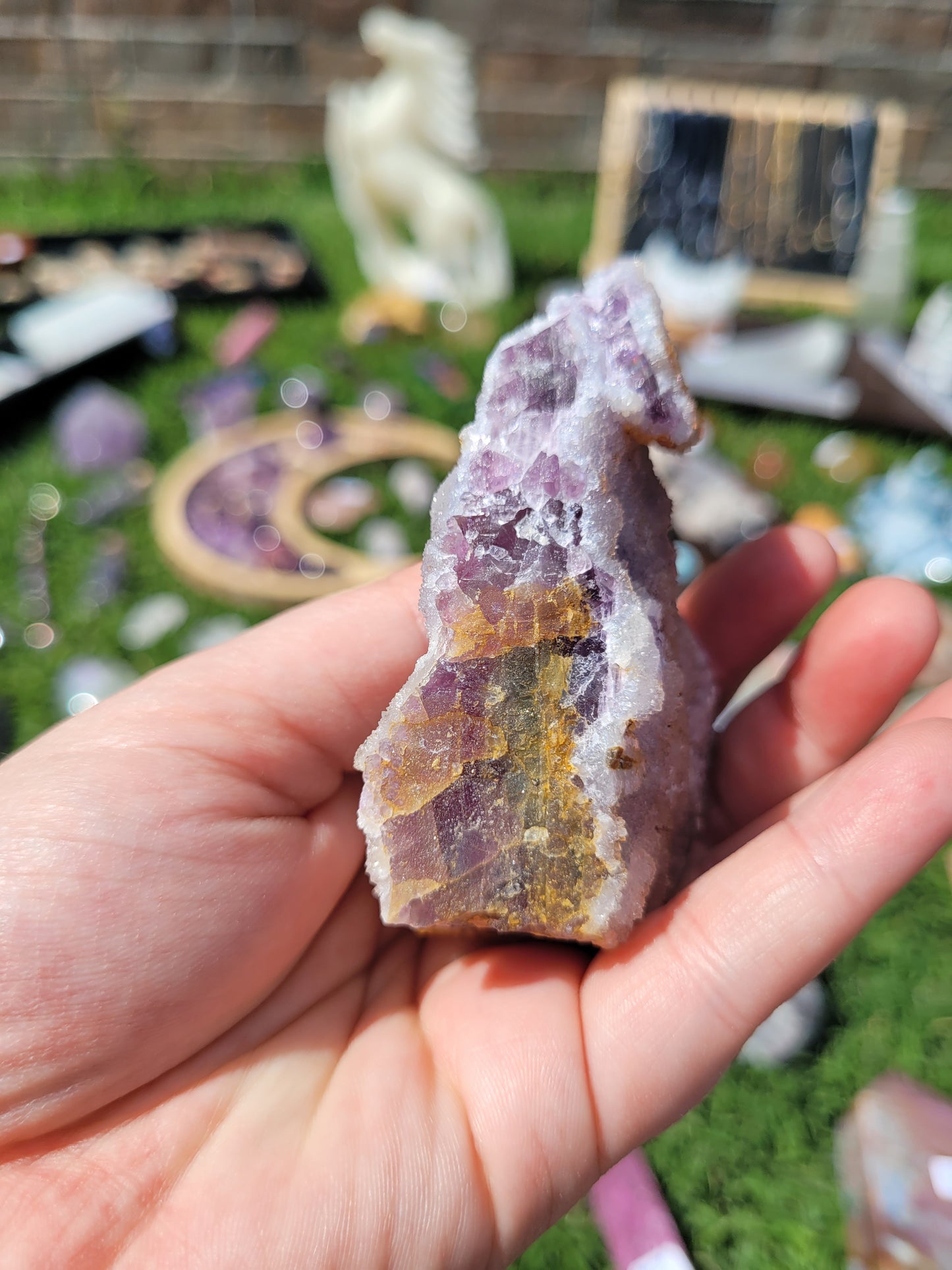 Purple Sugar Fluorite Specimen