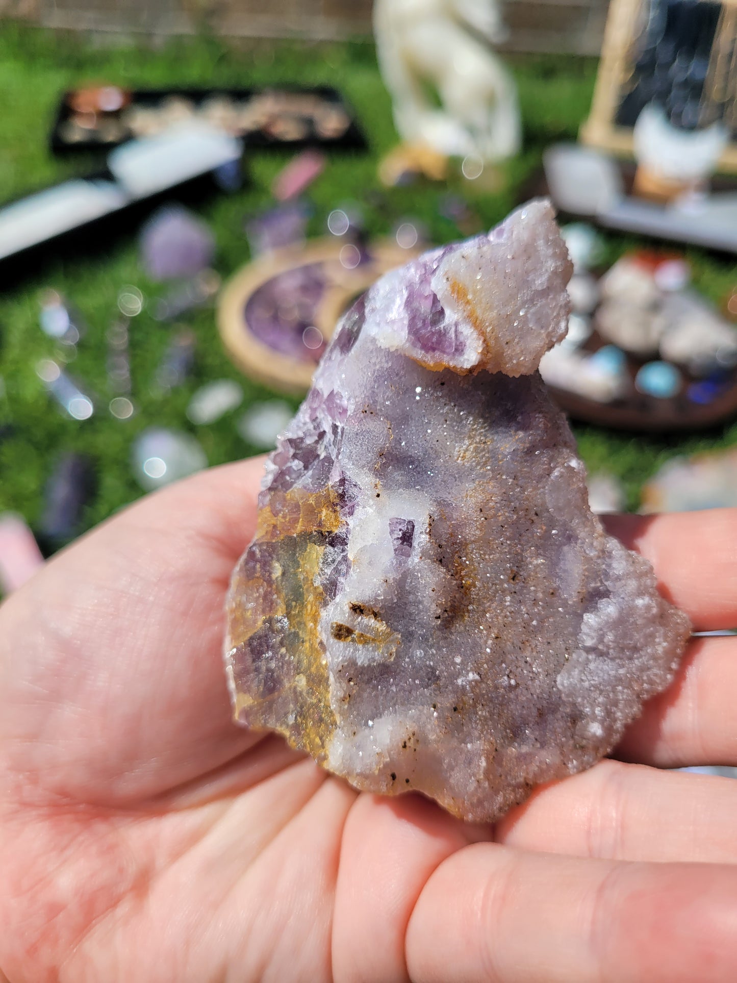 Purple Sugar Fluorite Specimen