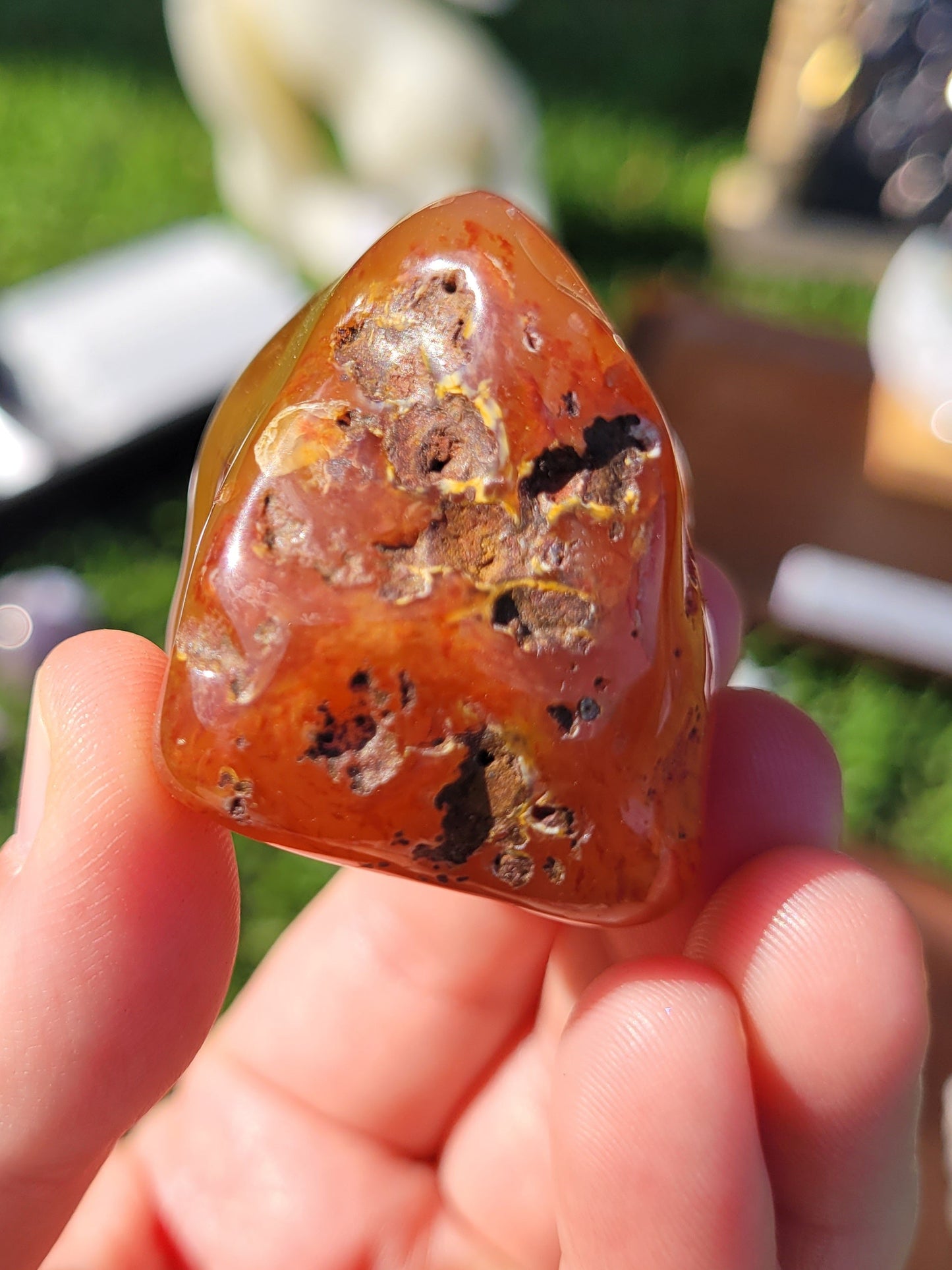 Large Carnelian Tumble