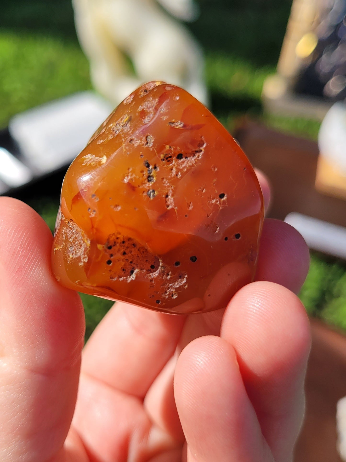 Large Carnelian Tumble