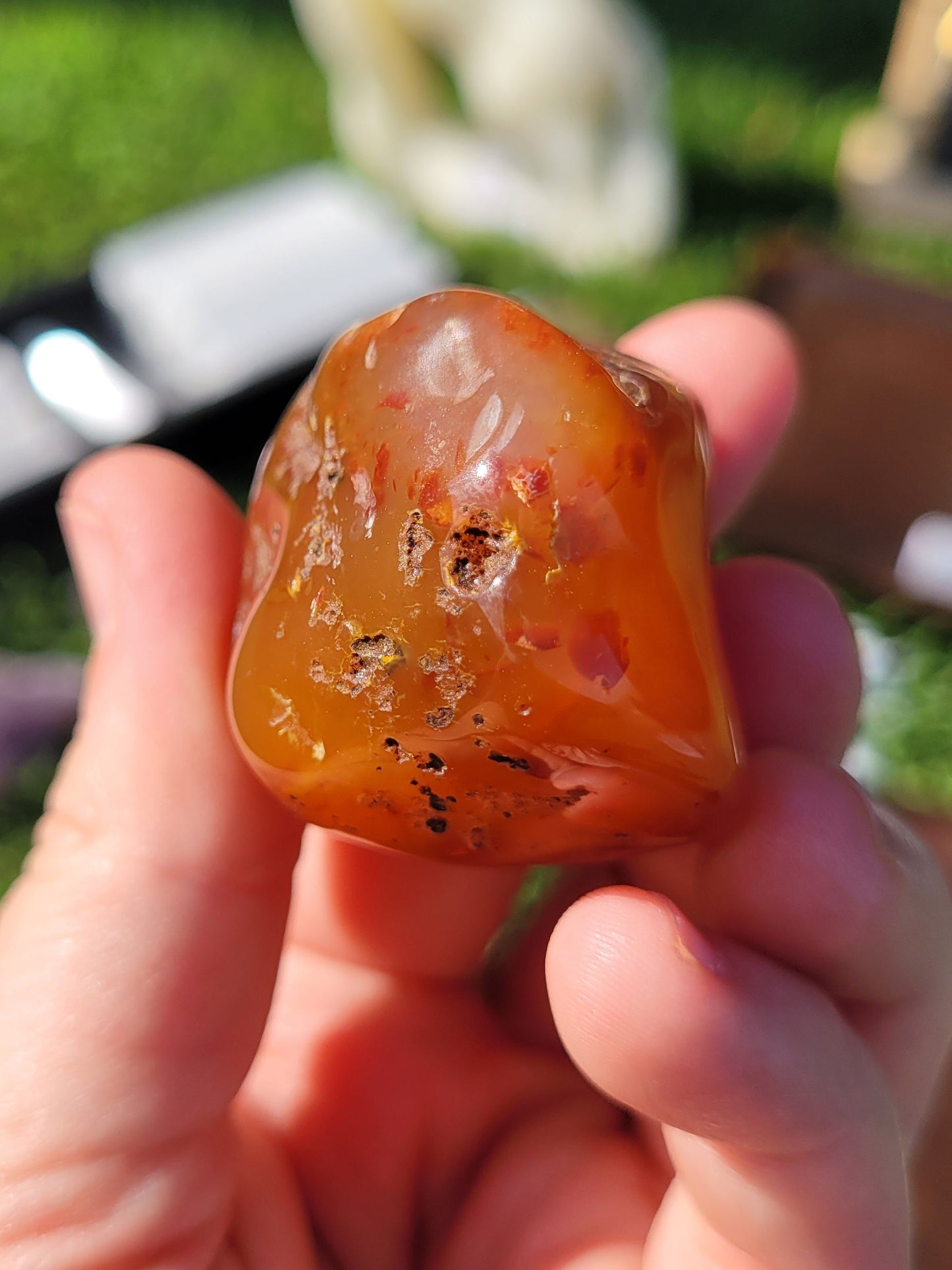 Large Carnelian Tumble