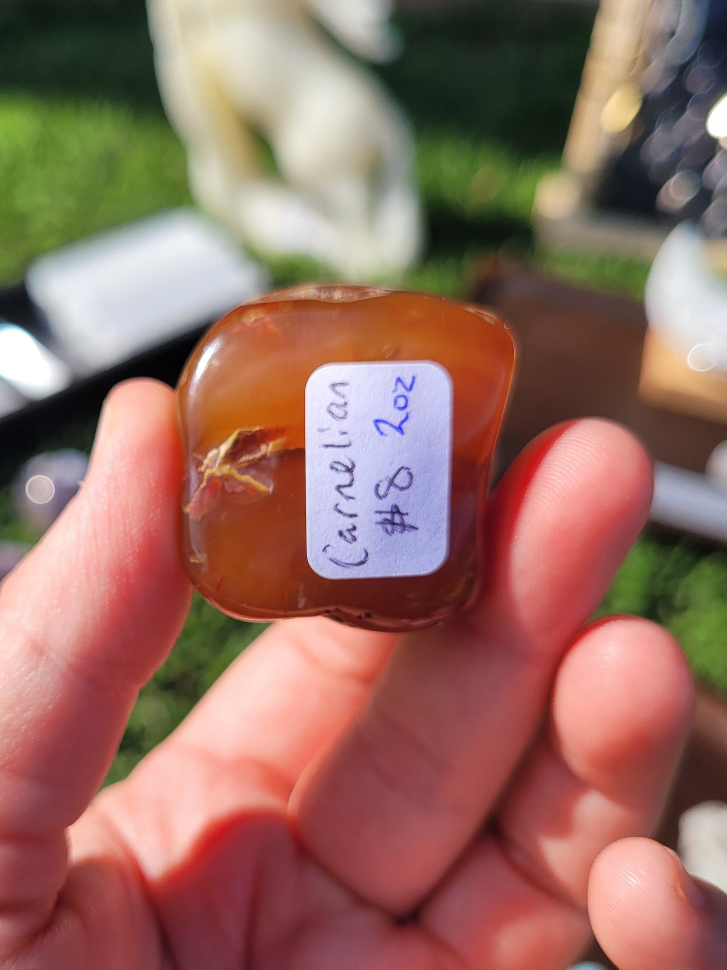 Large Carnelian Tumble