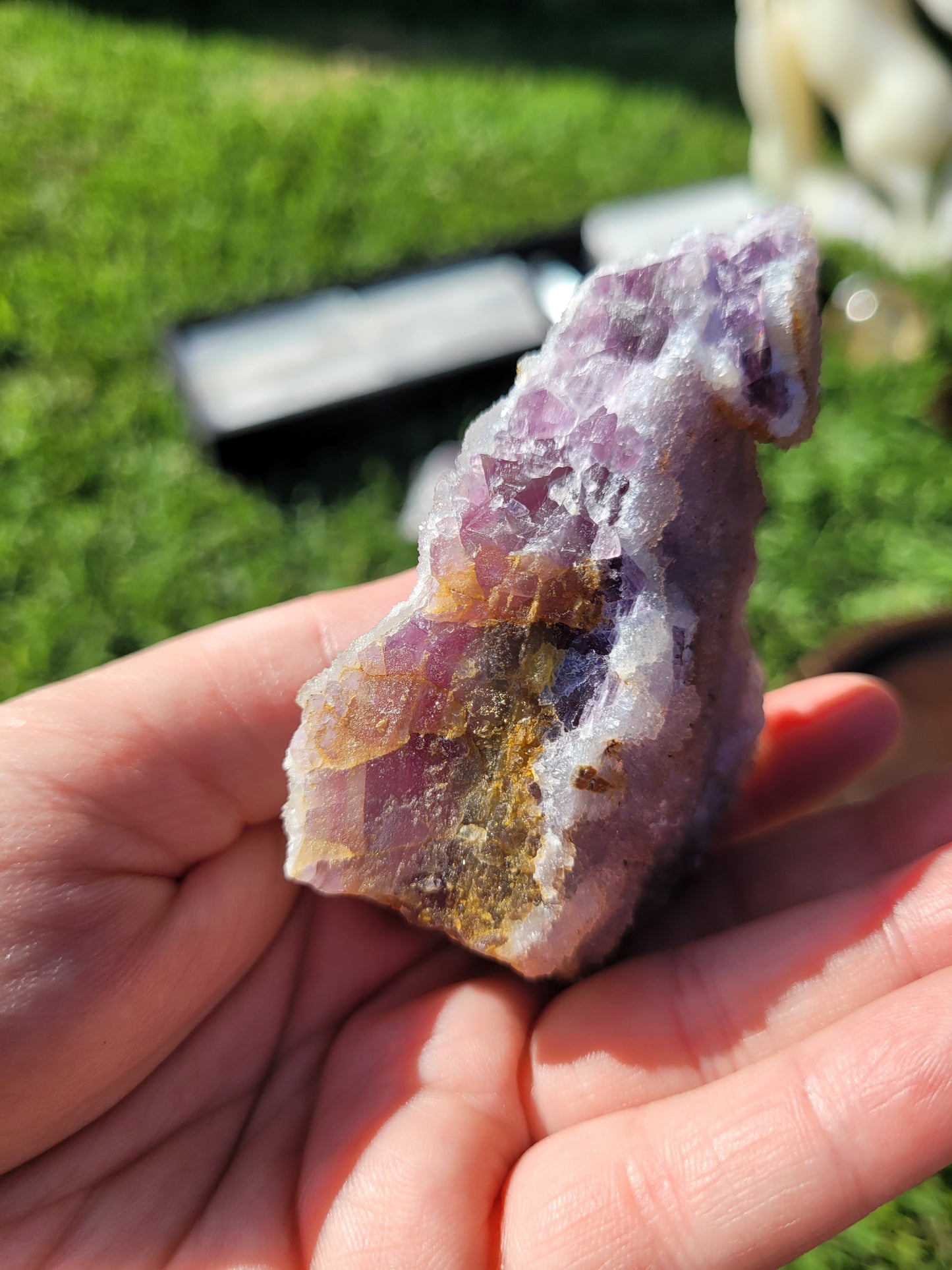 Purple Sugar Fluorite Specimen