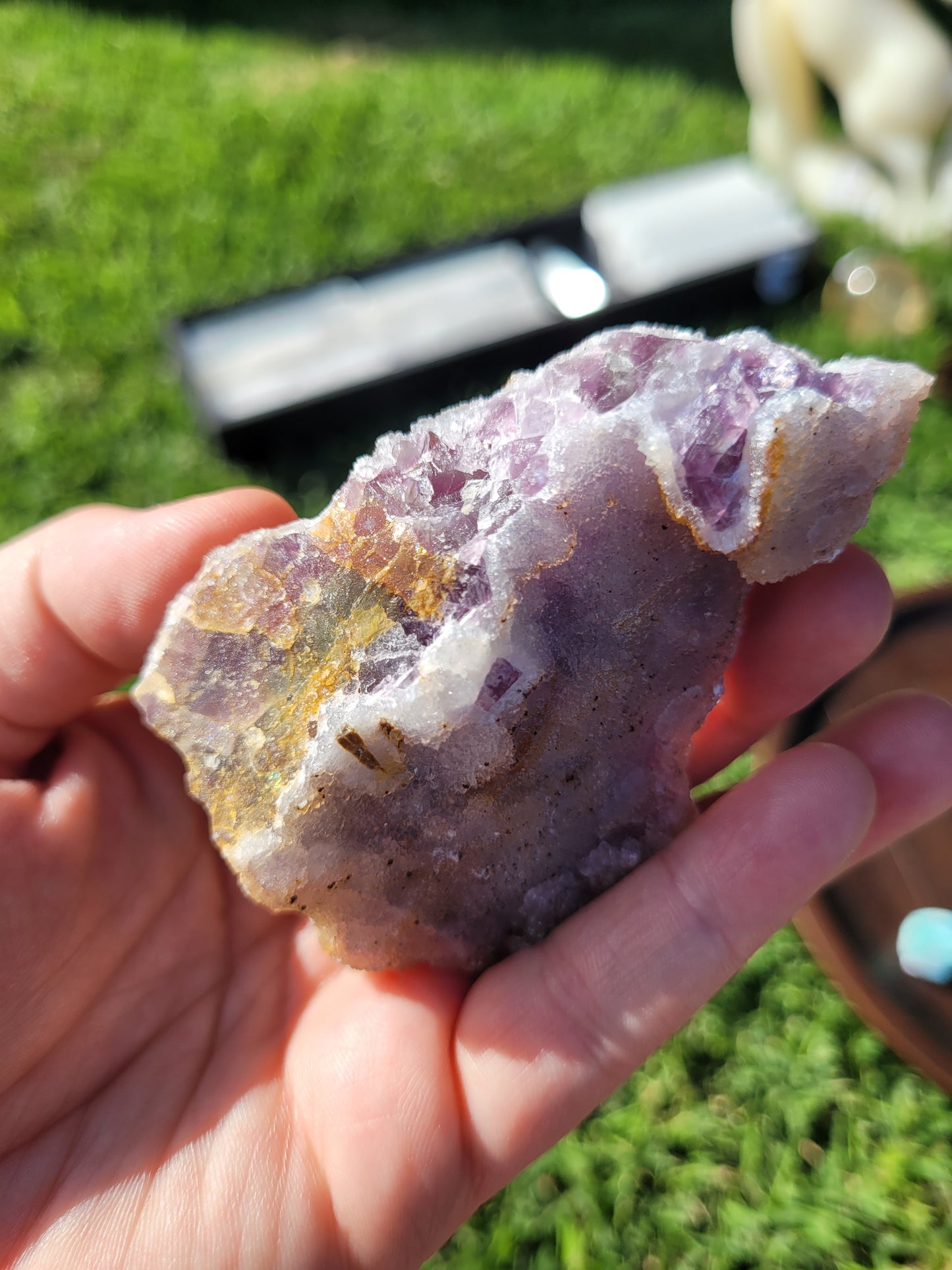 Purple Sugar Fluorite Specimen