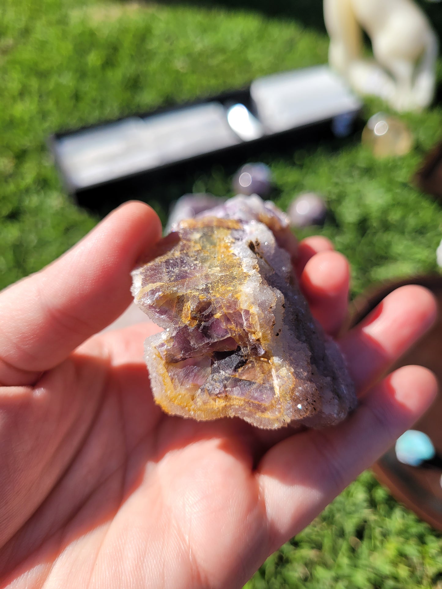 Purple Sugar Fluorite Specimen