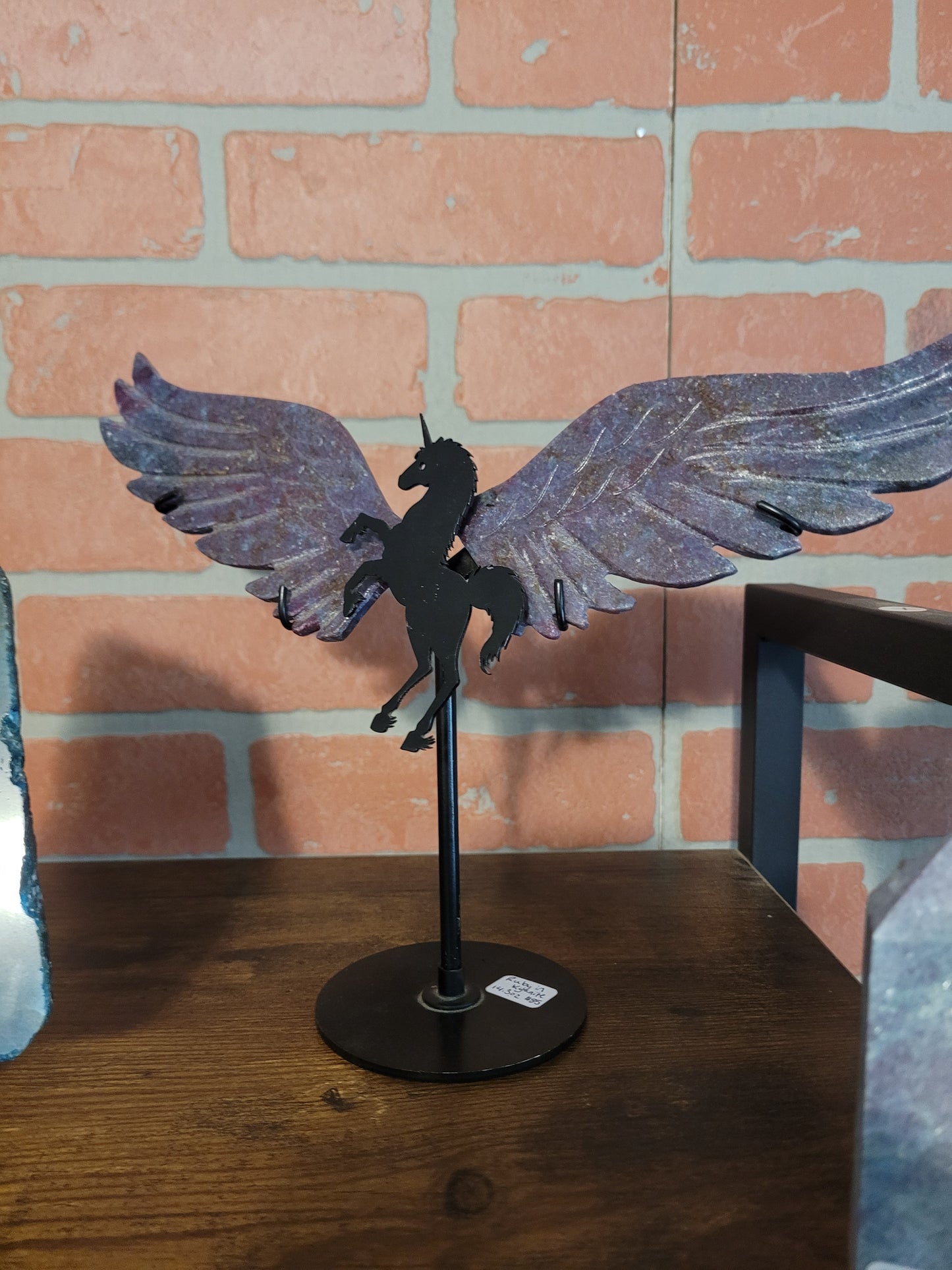 Ruby in Kyanite Unicorn Wings Set