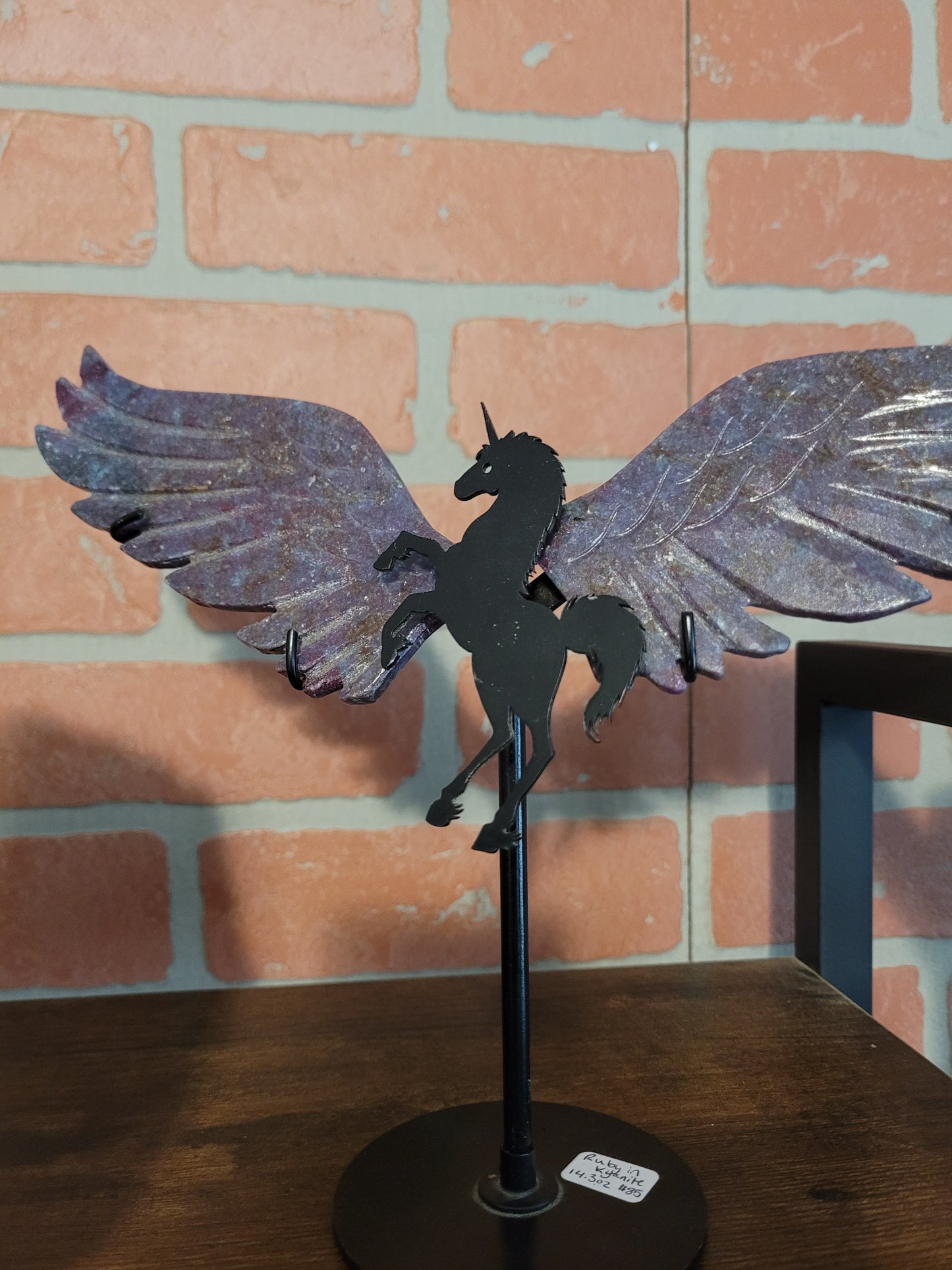 Ruby in Kyanite Unicorn Wings Set