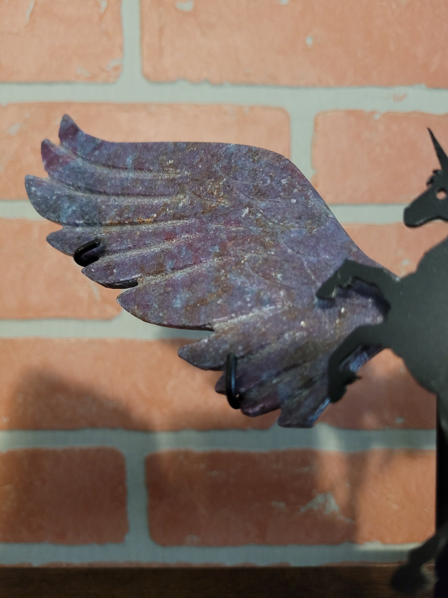 Ruby in Kyanite Unicorn Wings Set