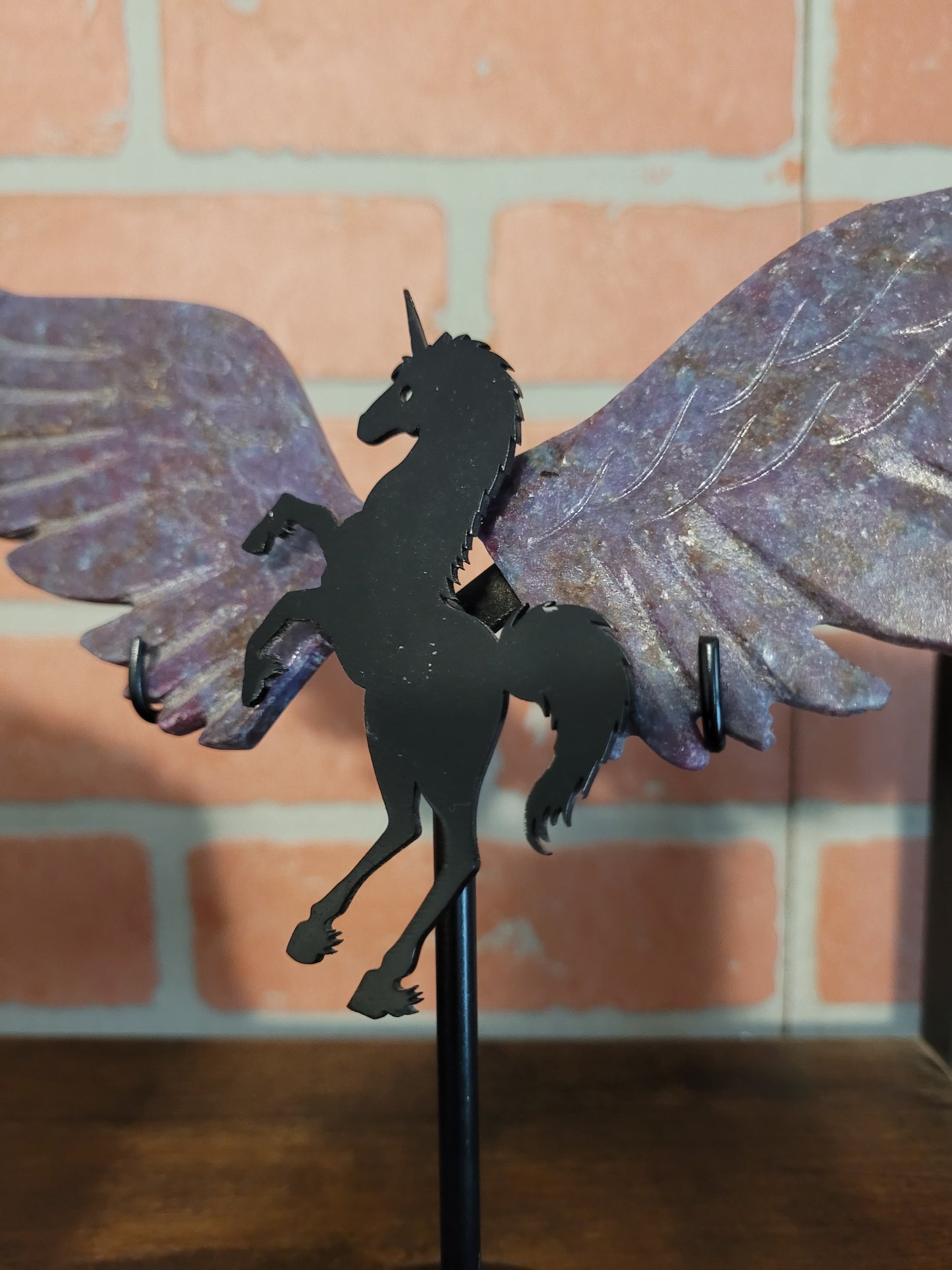 Ruby in Kyanite Unicorn Wings Set