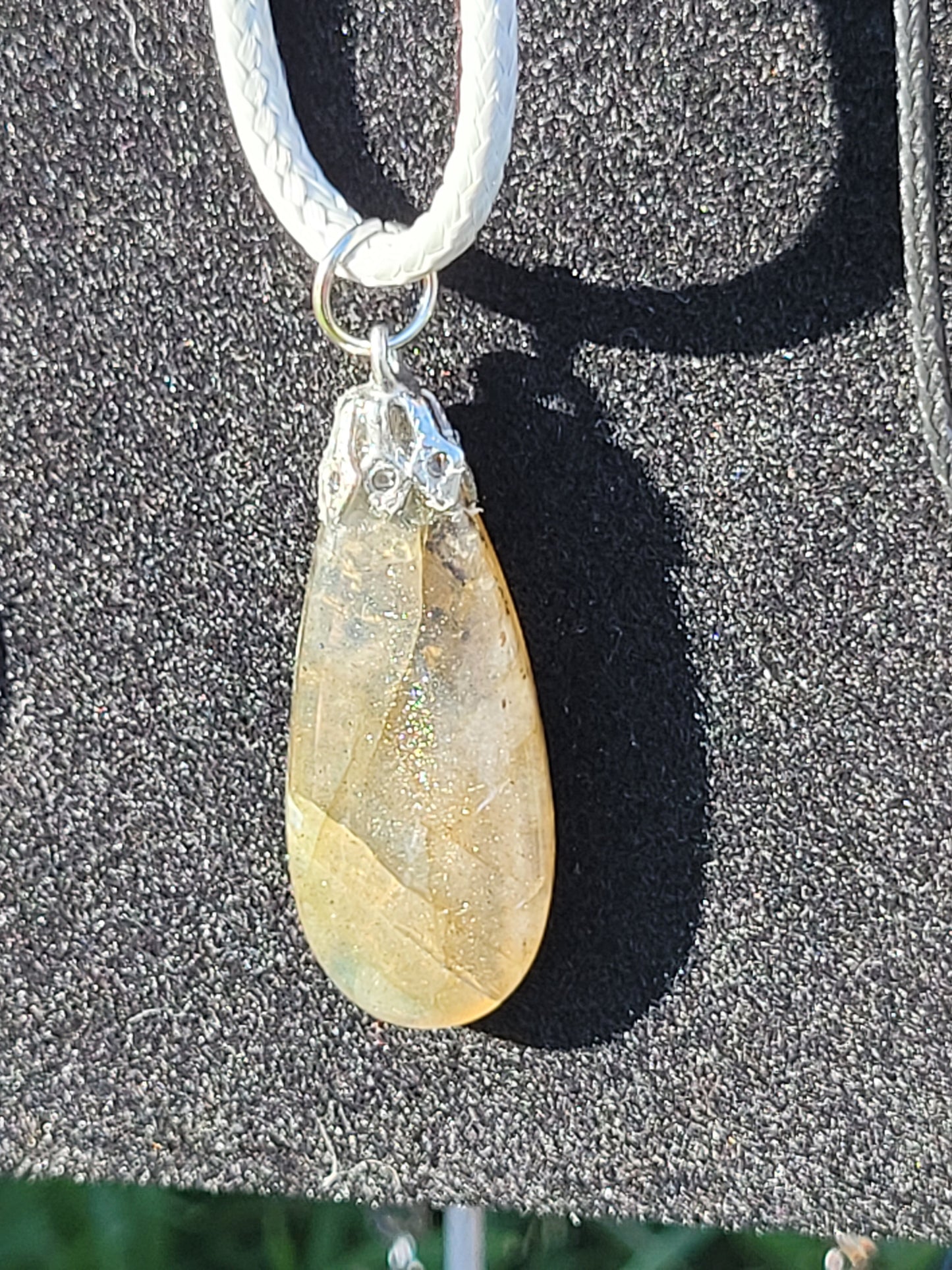 Labradorite Tear Drop Necklace