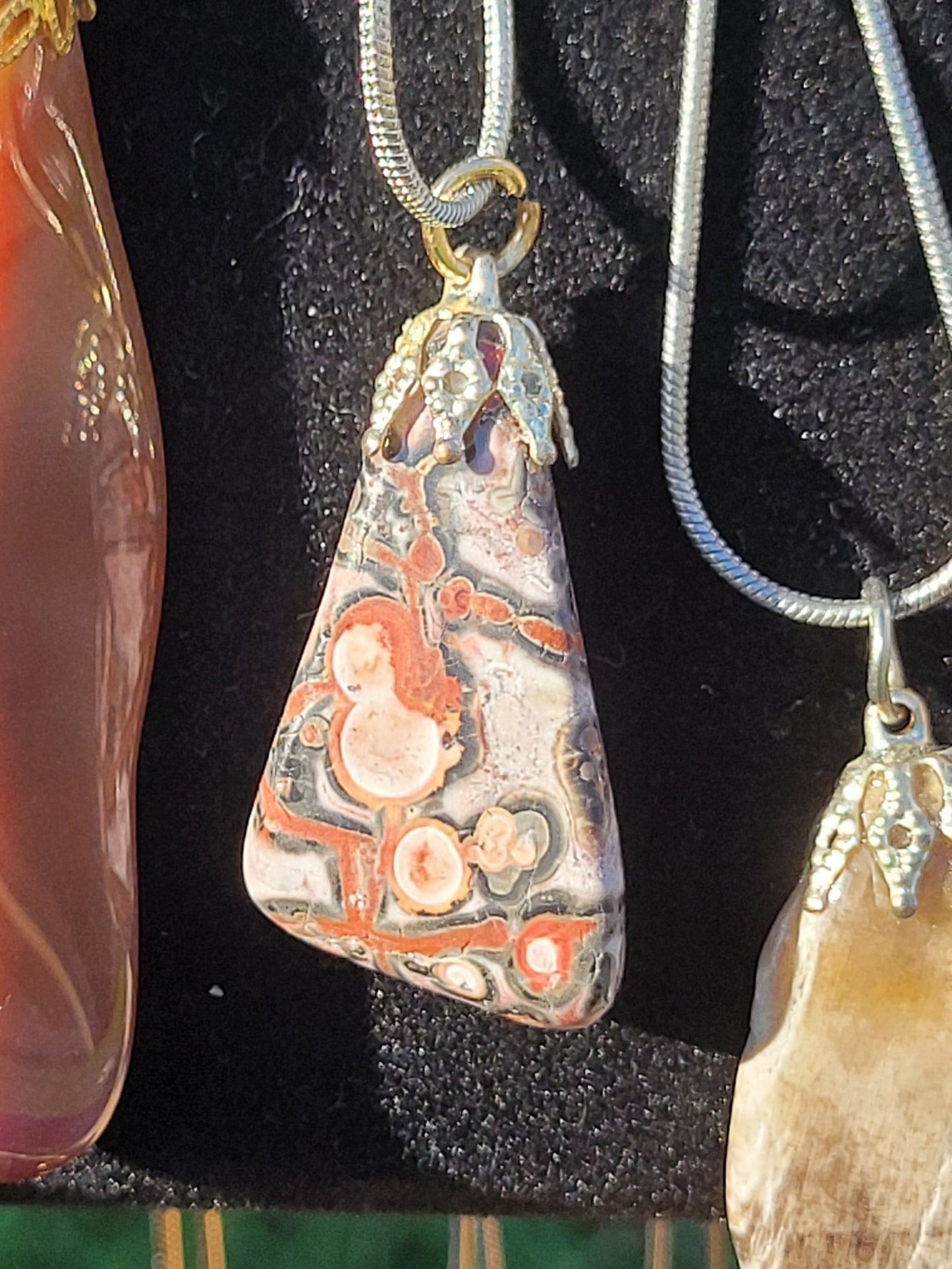 Hand Cut & Polished Crystal Pendant Necklaces - Handmade by Jahnee!
