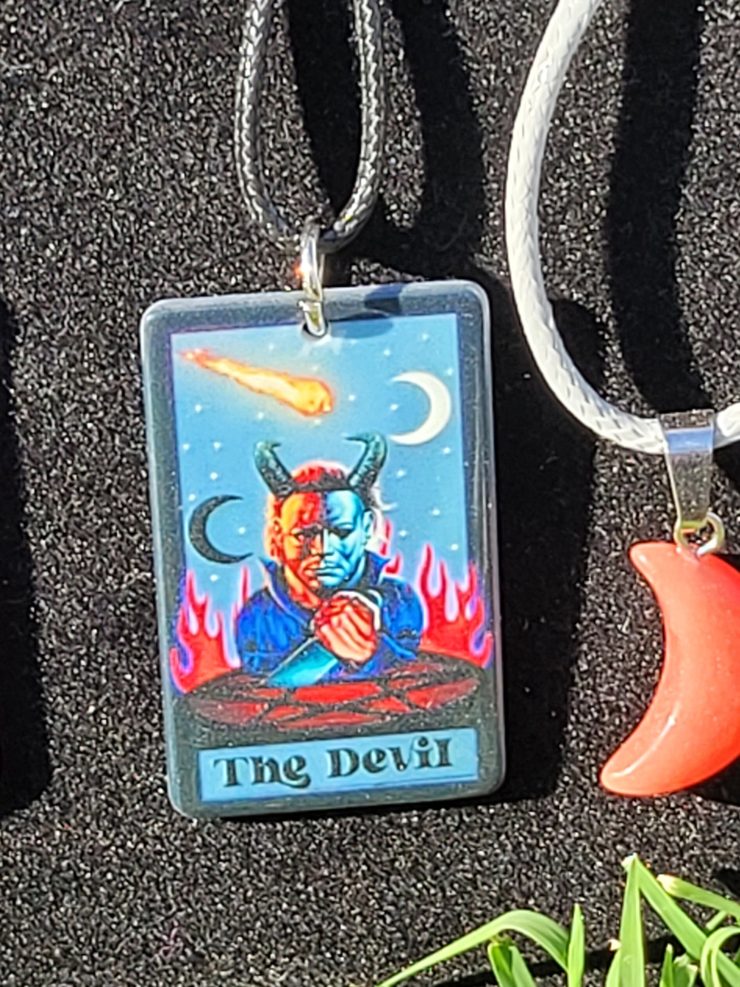 Tarot Card Necklaces - Horror Themed