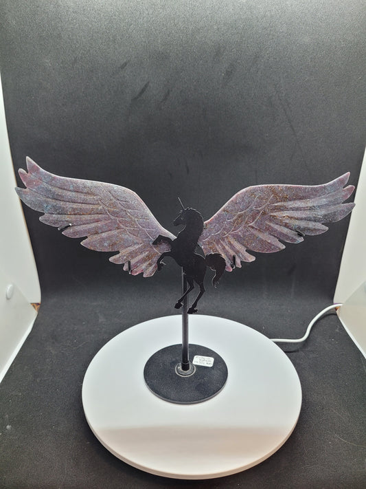 Ruby in Kyanite Unicorn Wings Set