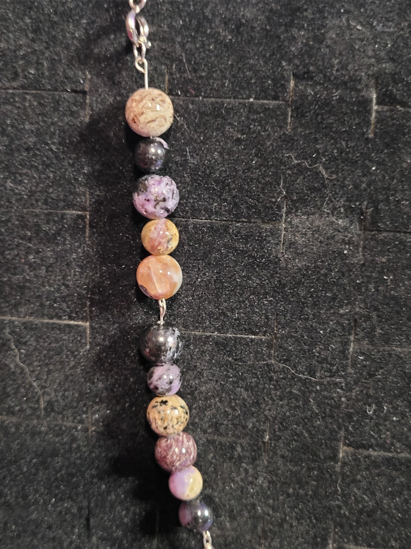 Celestial Crystal Star Pendant Necklaces - Handmade - Wire Wrapped - Natural Stones