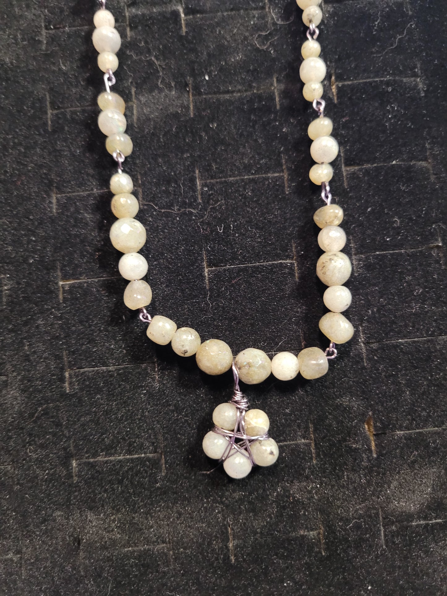 Celestial Crystal Star Pendant Necklaces - Handmade - Wire Wrapped - Natural Stones