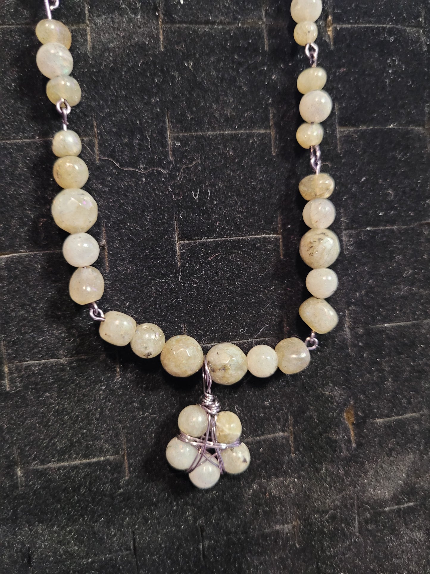 Celestial Crystal Star Pendant Necklaces - Handmade - Wire Wrapped - Natural Stones