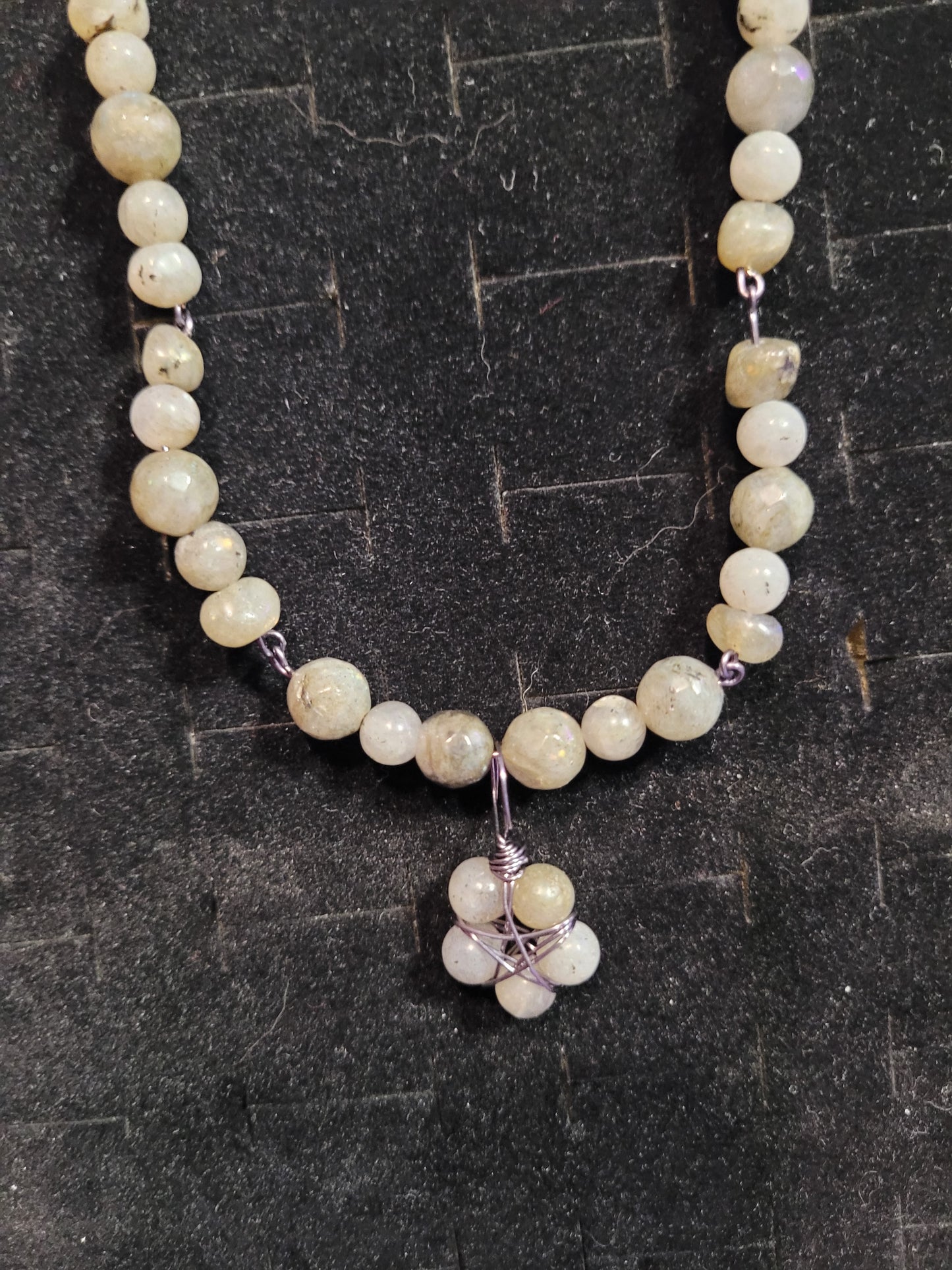 Celestial Crystal Star Pendant Necklaces - Handmade - Wire Wrapped - Natural Stones