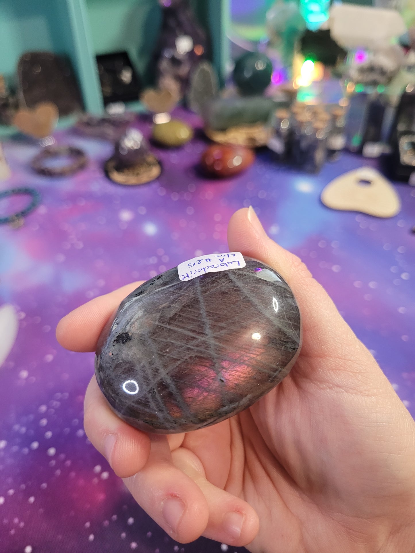 Labradorite Palm Stones - High Quality