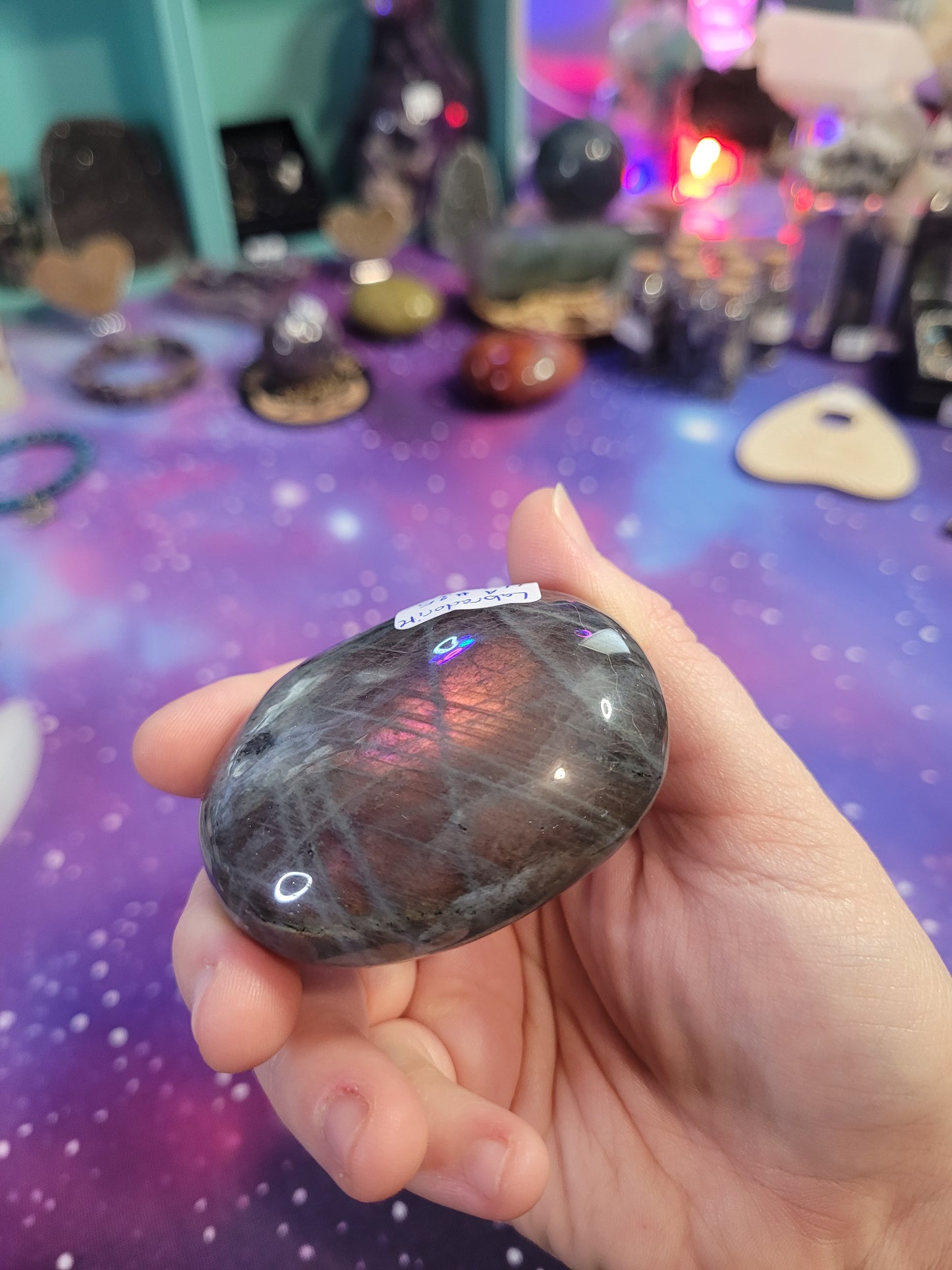 Labradorite Palm Stones - High Quality