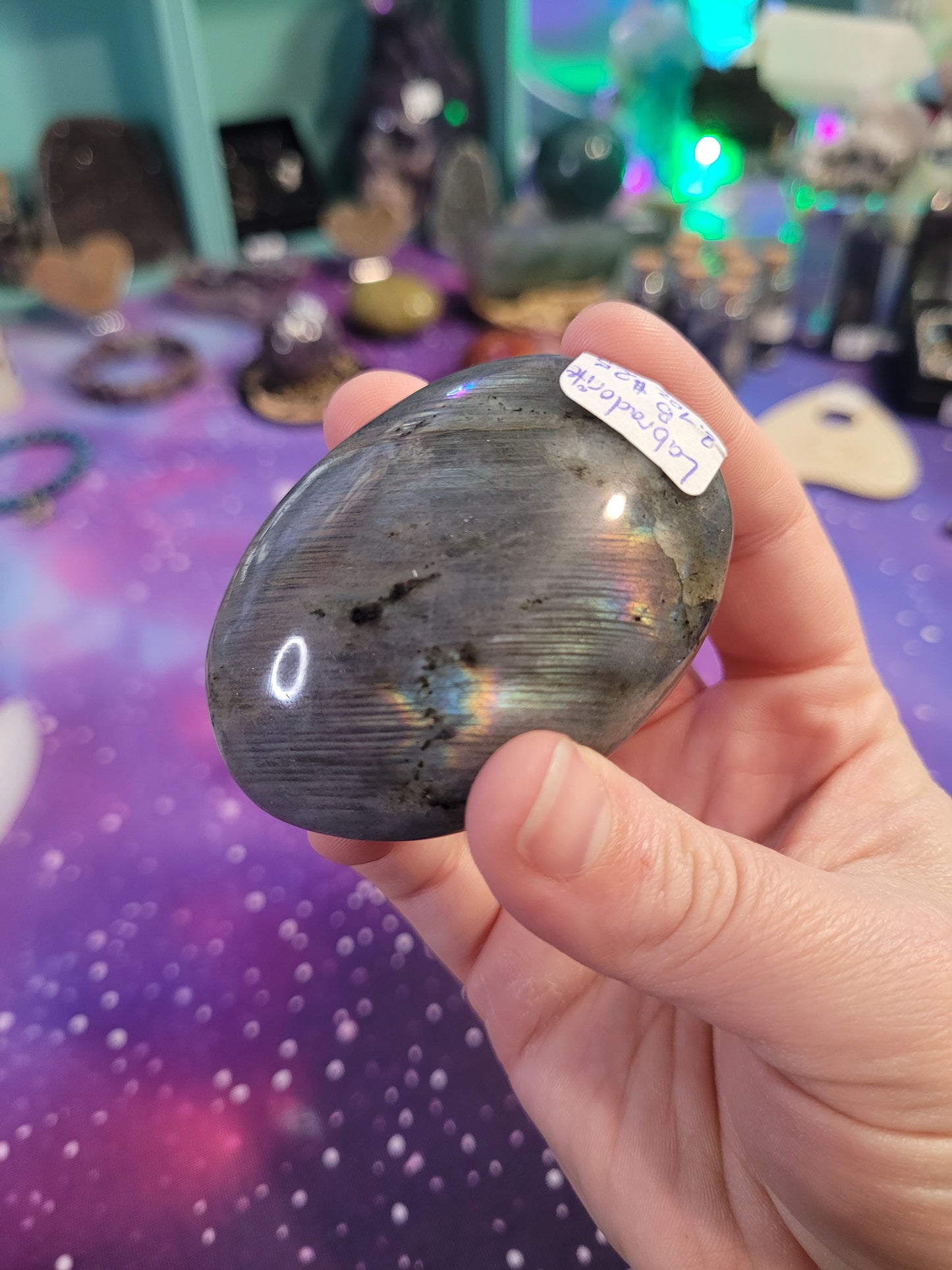 Labradorite Palm Stones - High Quality