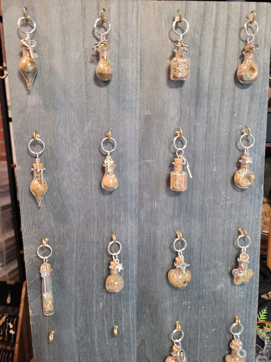 Harvest Moon Protection Spell Jar Charm Keychains