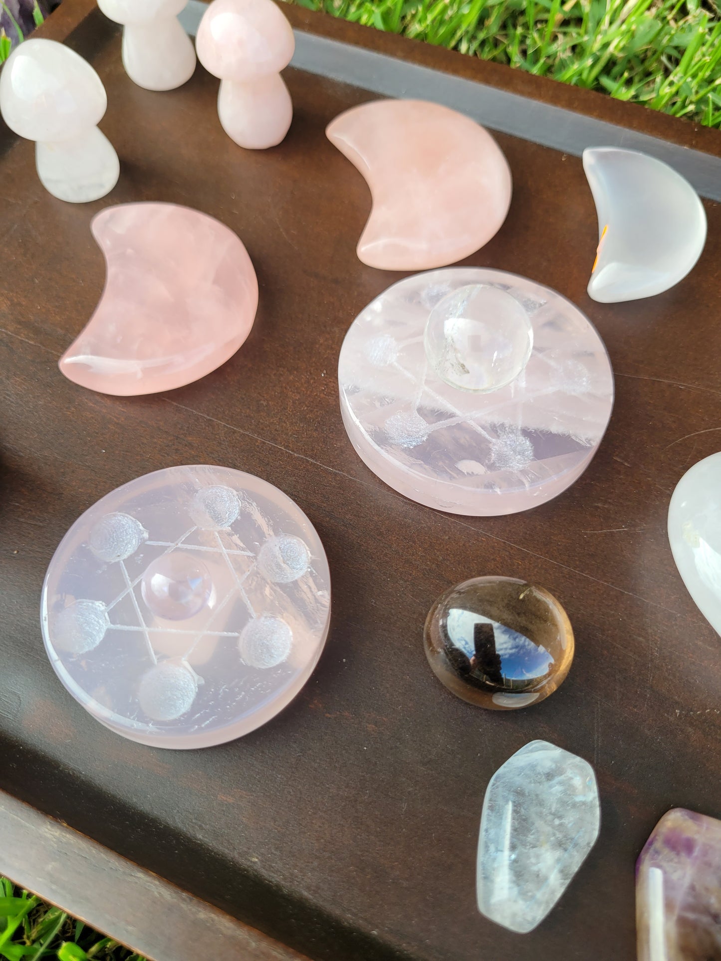 7 Chakra Puck Sphere Stands