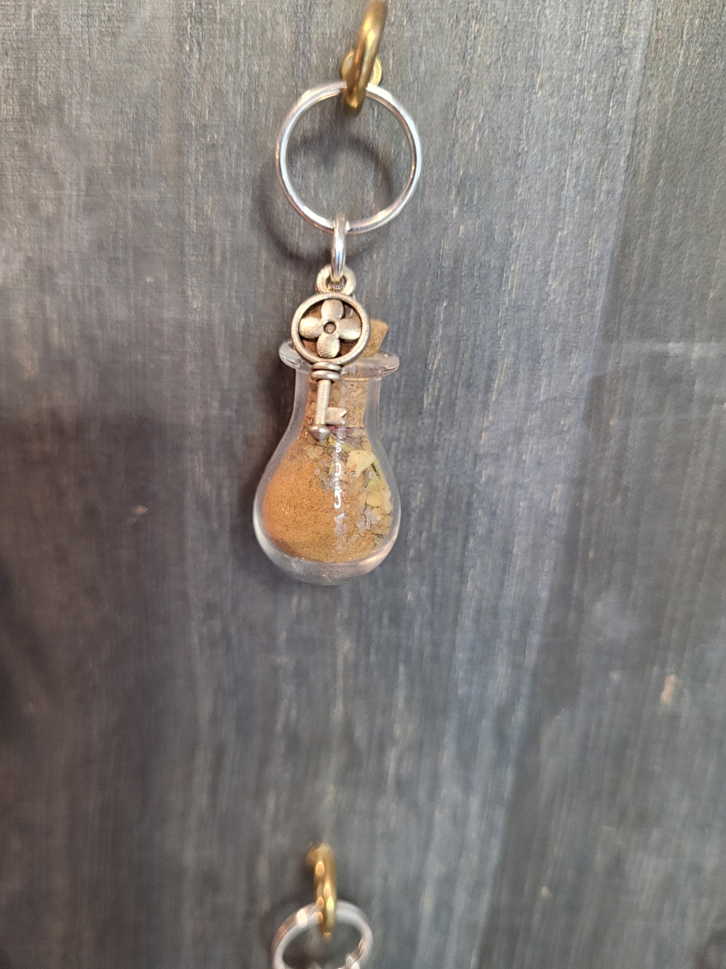 Harvest Moon Protection Spell Jar Charm Keychains