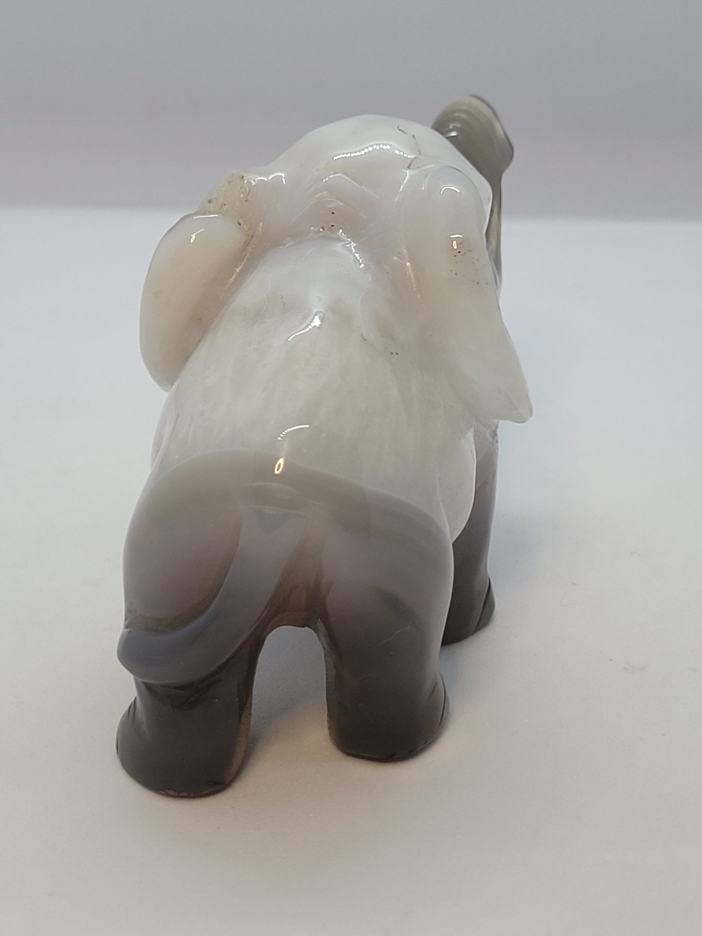 Blue agate baby elephant