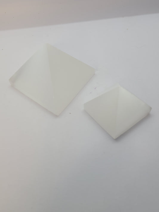 Satin Spar Pyramids