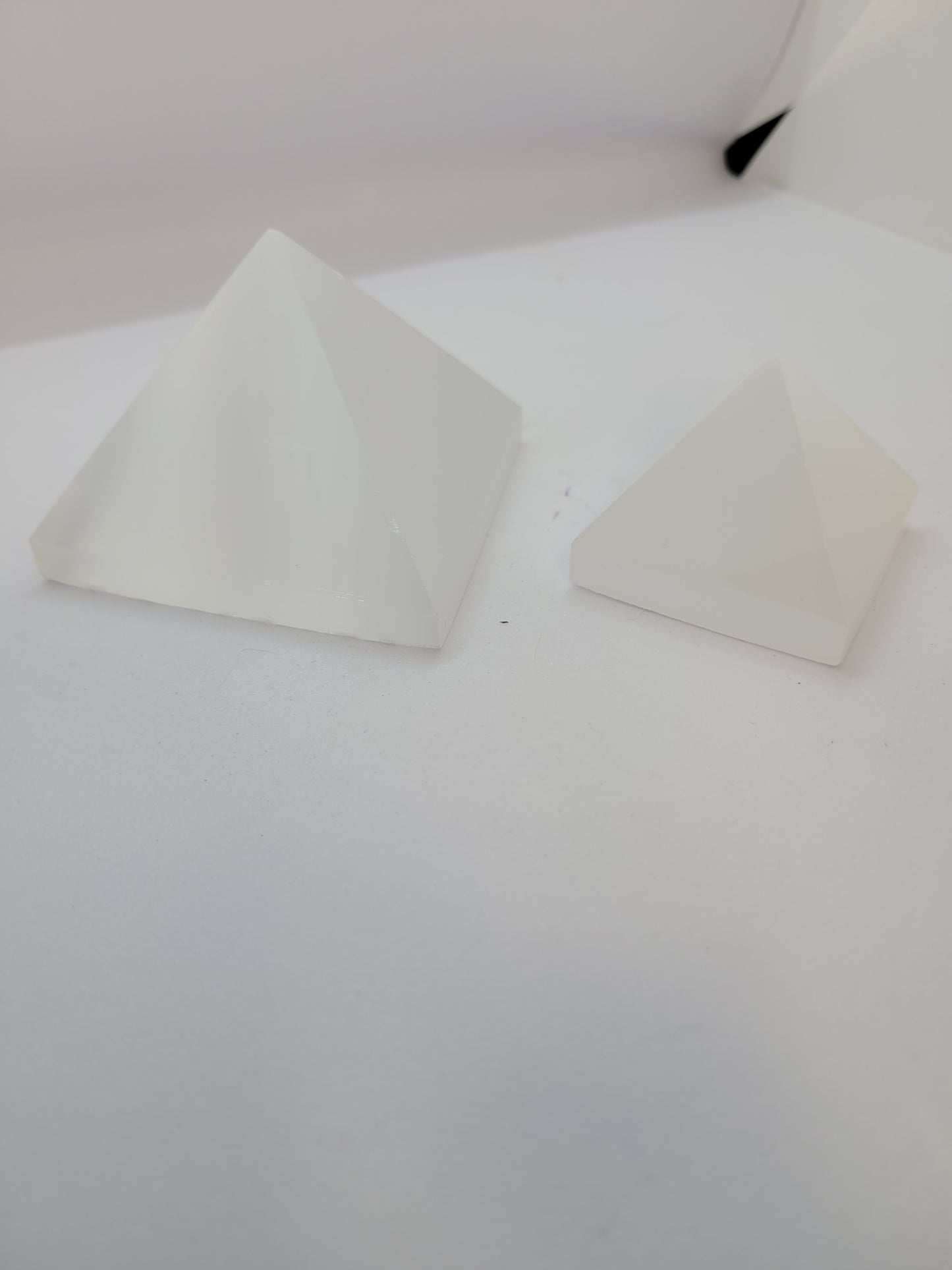 Satin Spar Pyramids