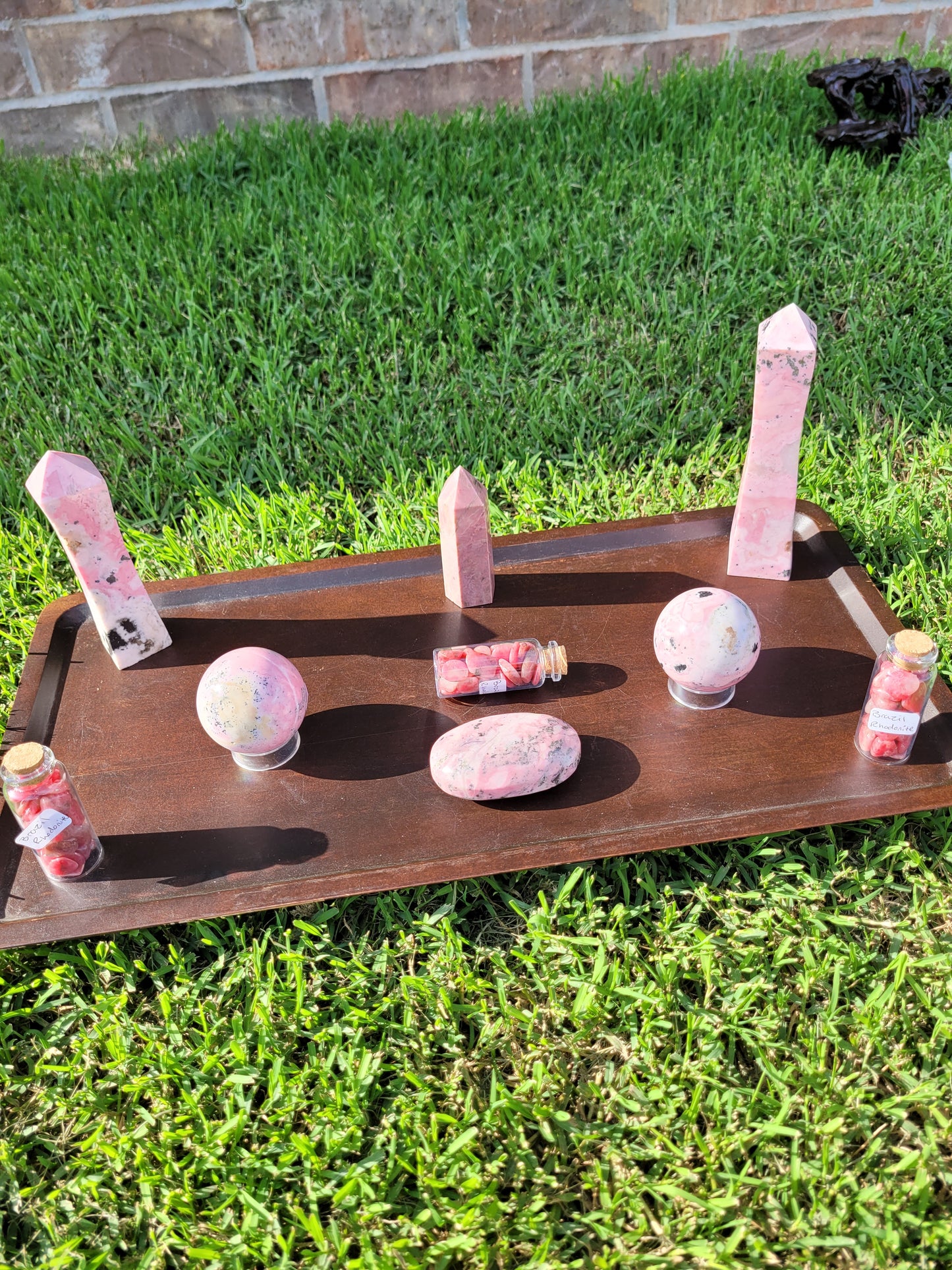 Peruvian Rhodonite Obolisk Towers